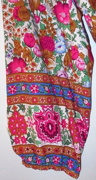 NWT! WALKER & WADE RED PINK BLUE GREEN FLORALS RUFFLE COLLAR SHIRT TUNIC TOP XL