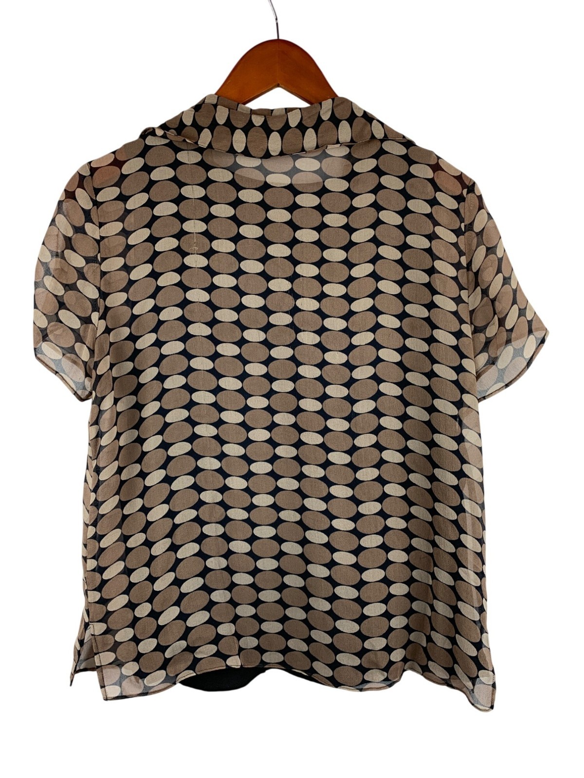 New York City Design Co. S Short Sleeve Button-Up Blouse With Tank