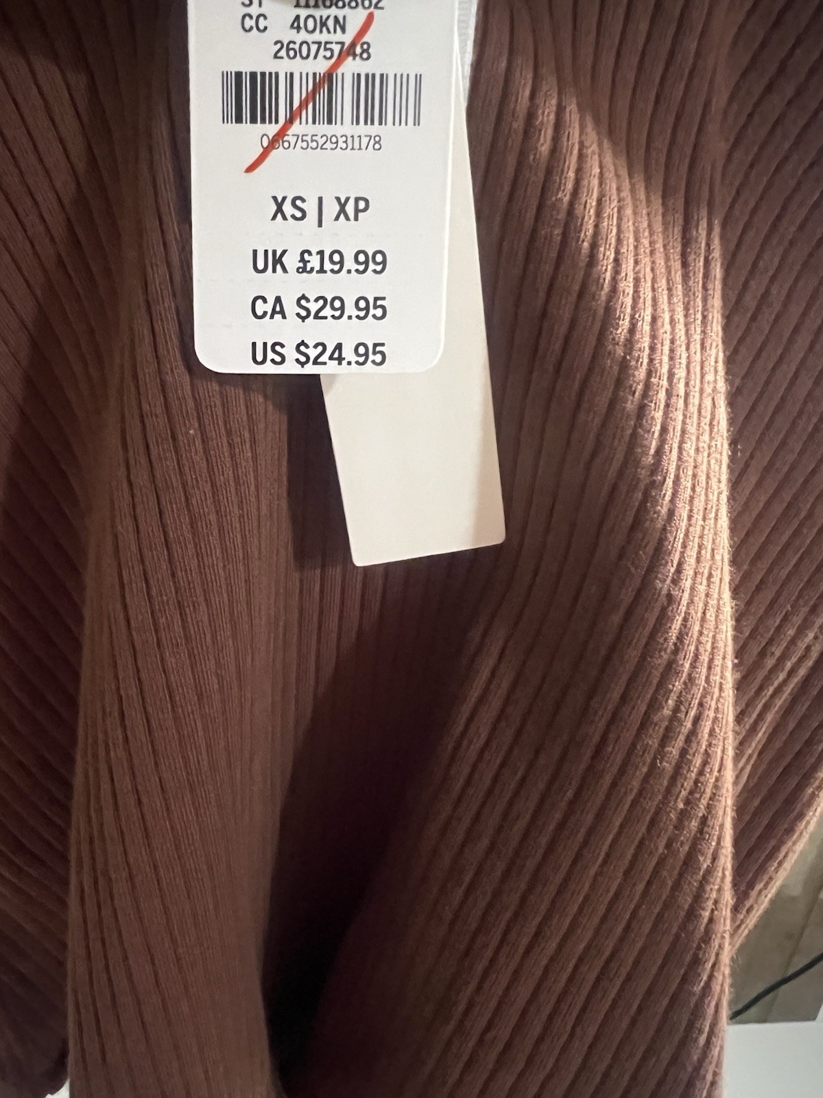 PINK BODYSUIT – Brown (XS)