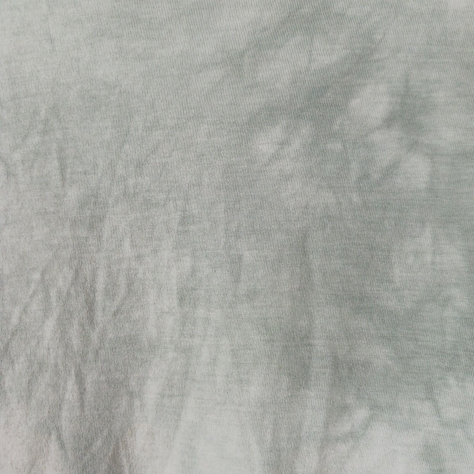 The Mountain Wolf Tie Dye V Neck Tee Womens L Green Festival Nature Goirpcore
