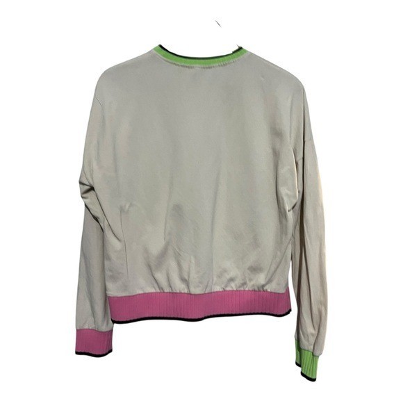 Pure. Women’s Color Block Top Size 44 Long Sleeves 100% Cotton US L