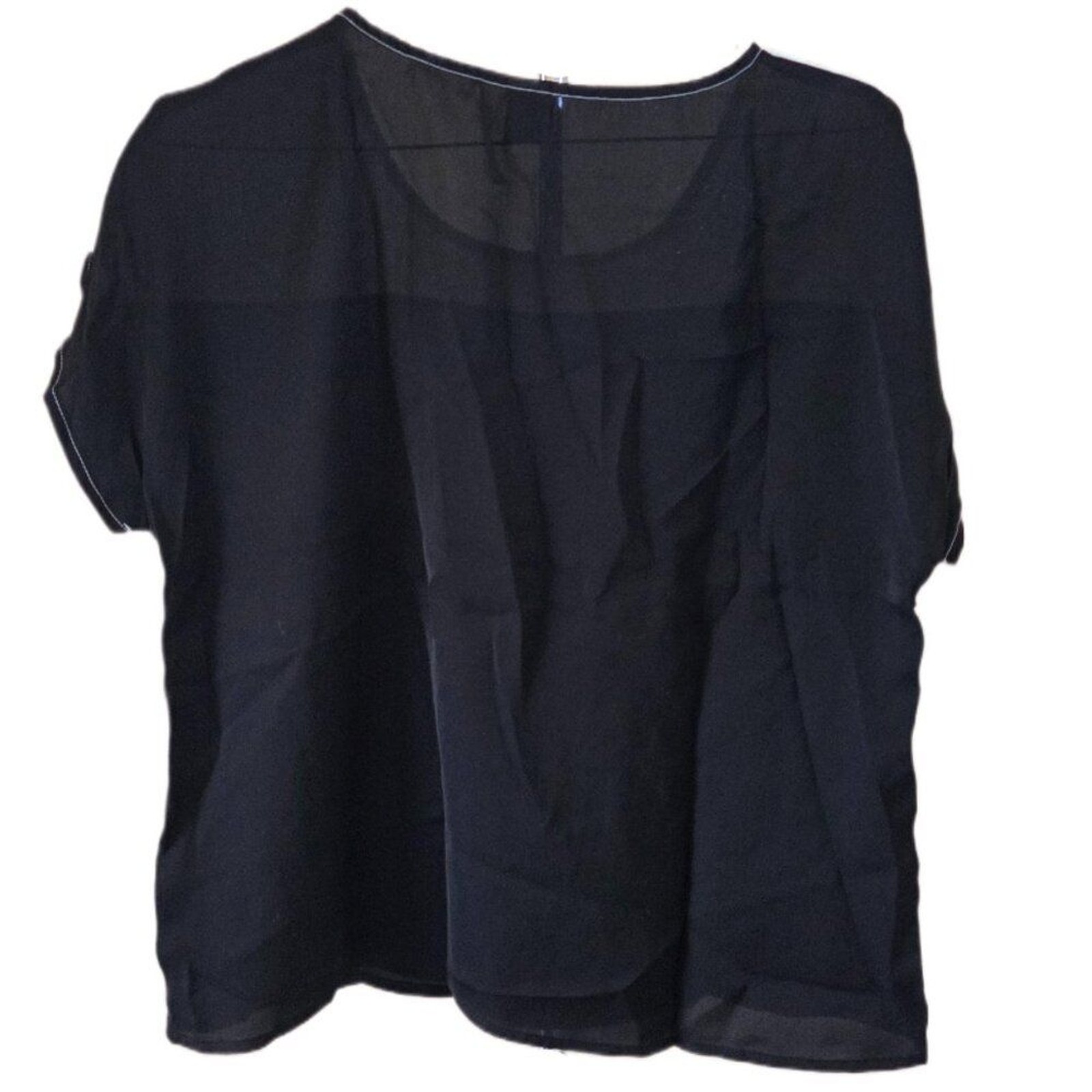 New Shein Lightweight Colorblock Sleeveless Blouse