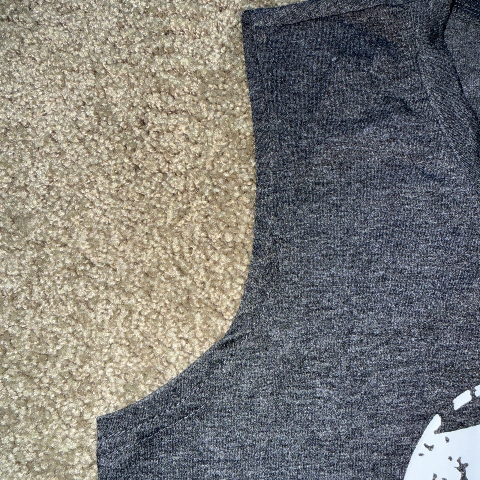 Soccer Heart Sleeveless Shirt Dark Heather Size Small