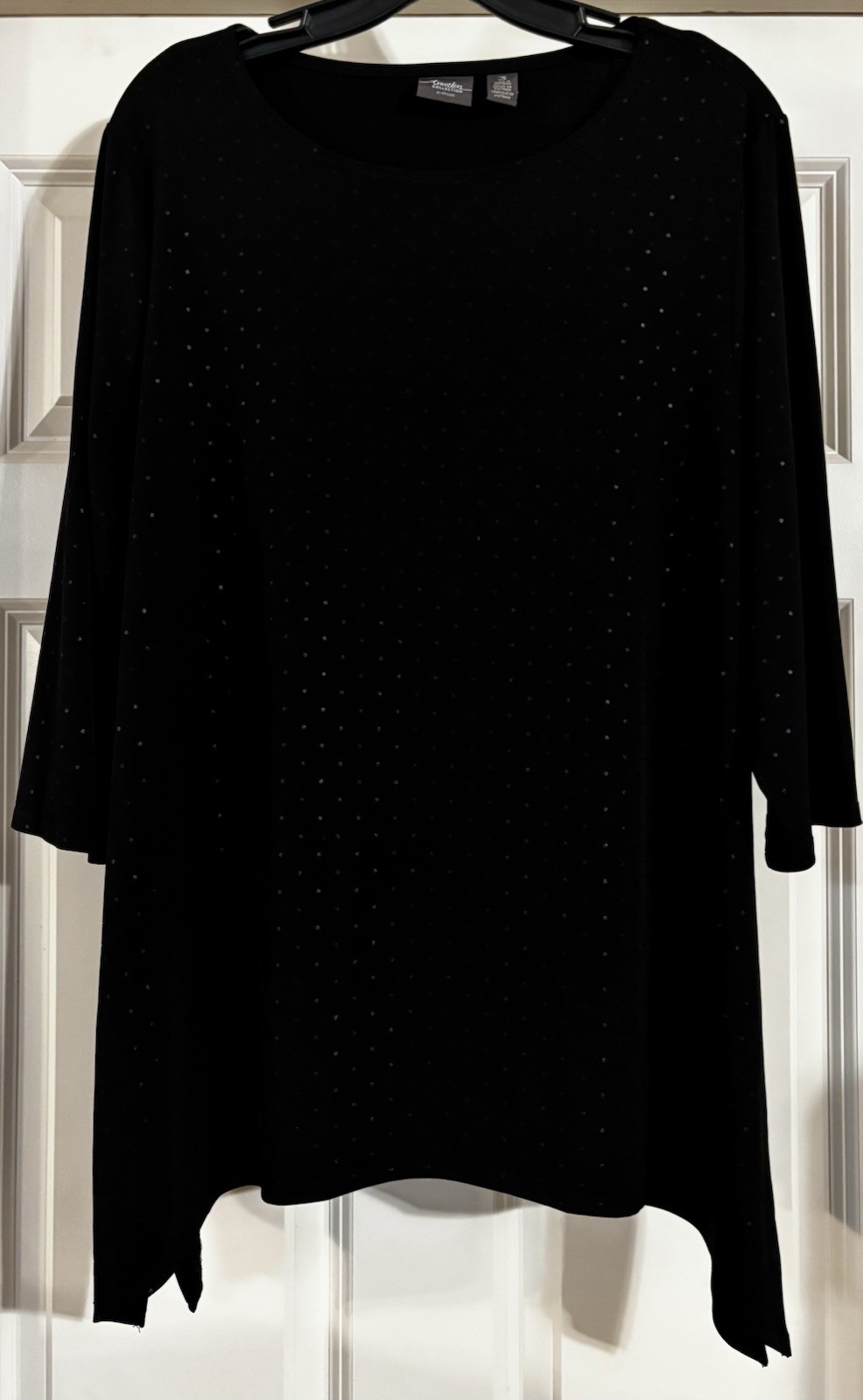 NWOT Chico’s Travelers Luxury Old Money Embossed Polka Dots Size 3 U.S. XL/16