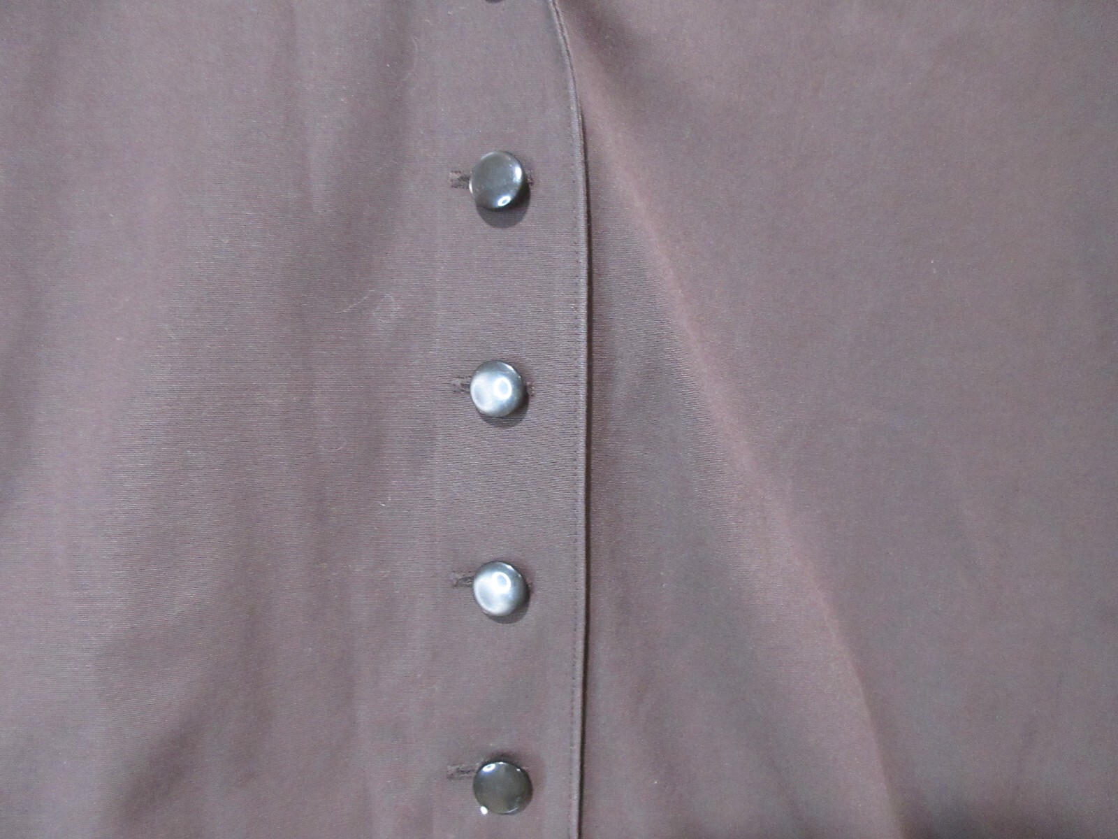 Sz 18W Talbots Shirt Brown Wrinkle Resistant Cotton Career Easy Care VERSATILE