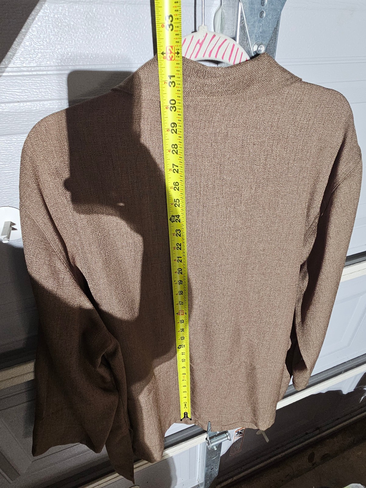 Judith Hart Button Up Blouse Womens Plus Size 22 W 3X Brown Collared Long Sleeve