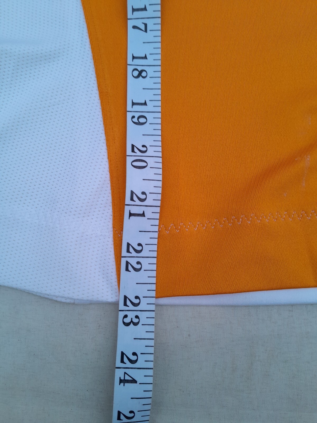 adidas by Stella McCartney Shirt Women’s Medium Orange White Hard Workout Flaw