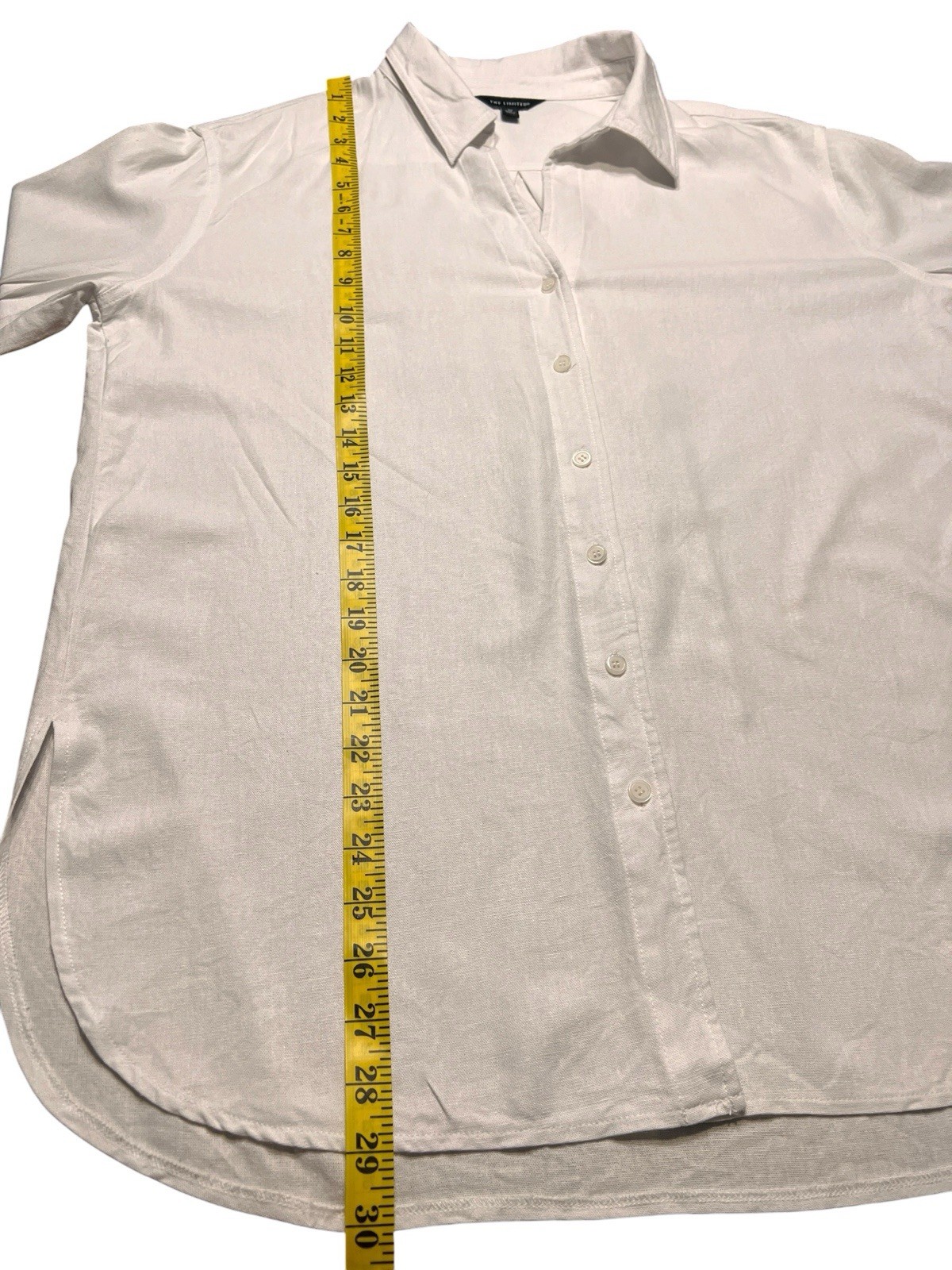 The Limited Women’s White Button Front Blouse Long Sleeve Size M