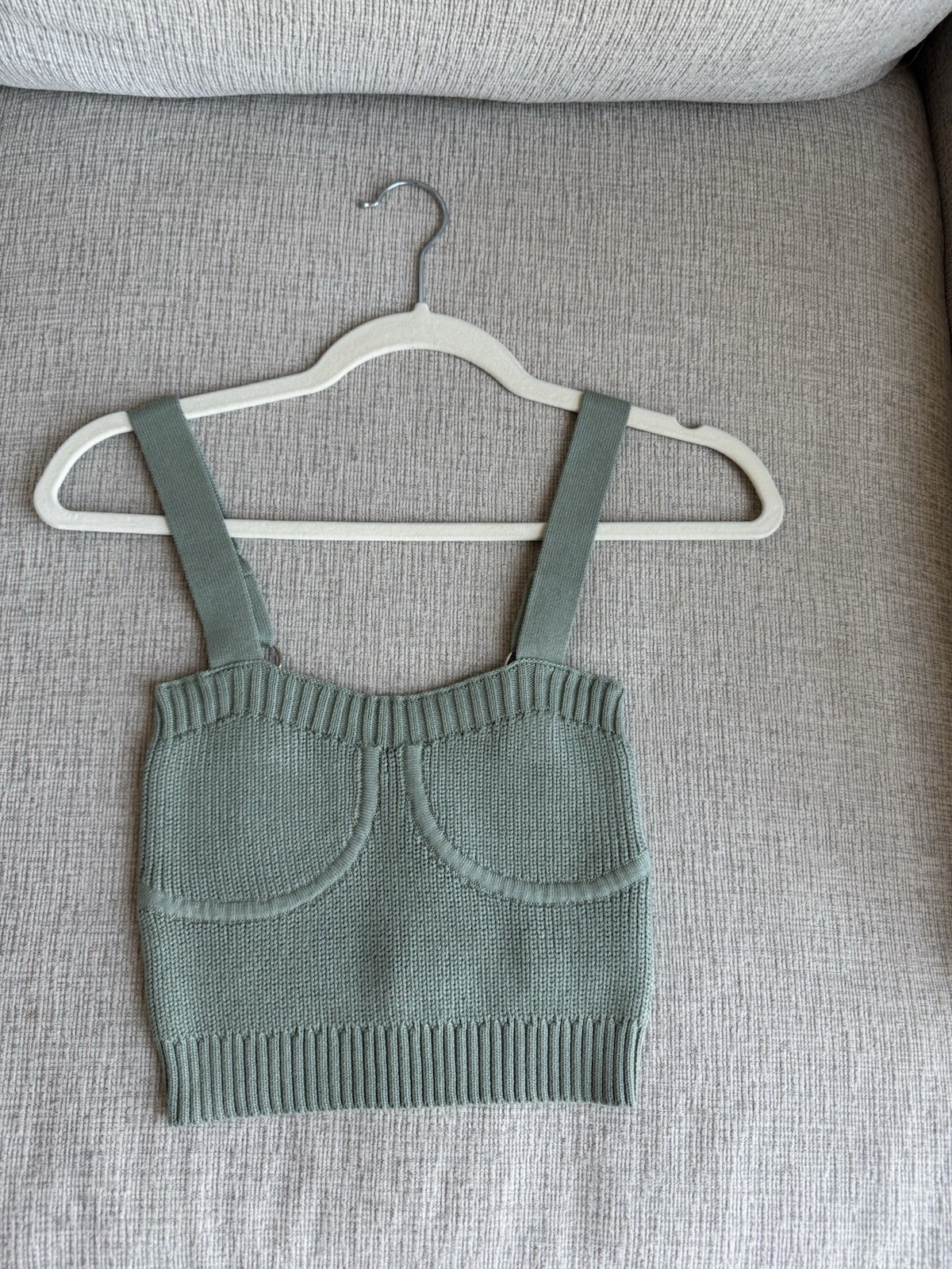 NWT The Drop Green Cropped Tank Size XXS