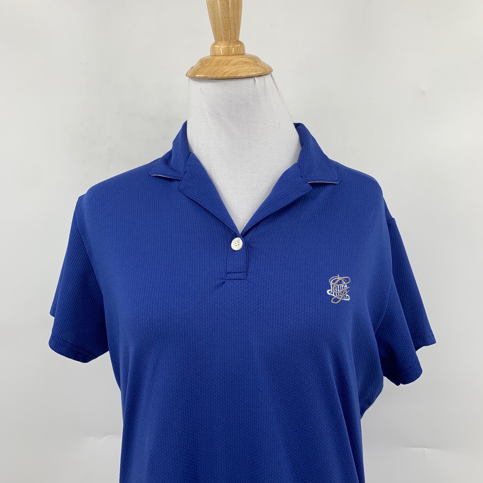 Sport Haley Polo Top Womens M Medium Regatta Short Sleeve Chest Logo Performance