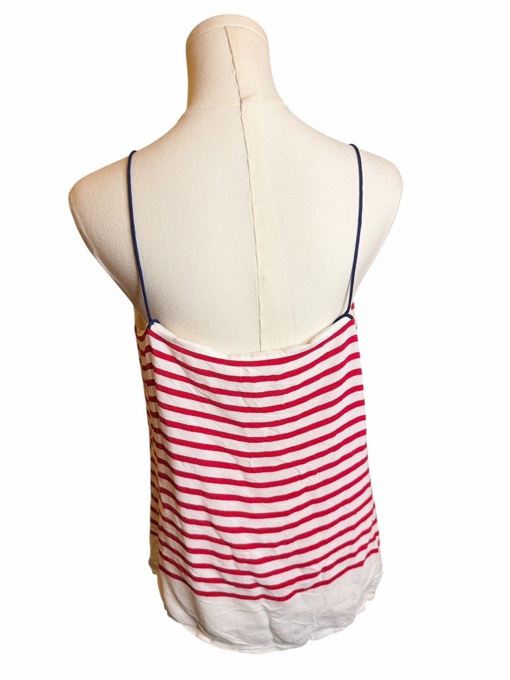 Banana Republic Striped Cami Top Size 8 Nautical Coastal 4th of July