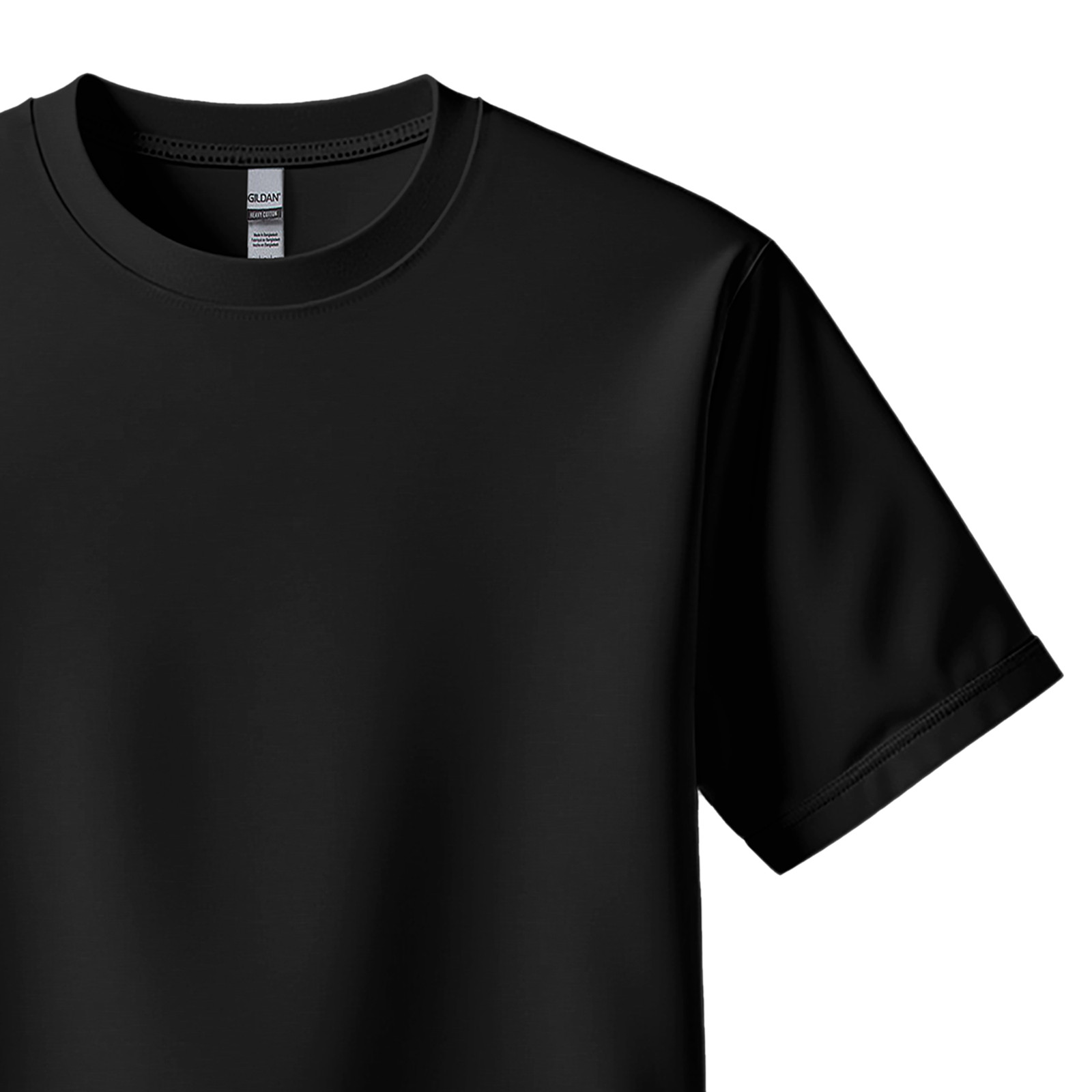 3-Pack Blank Black Gildan 5000 T-Shirts S-2XL Heavy Cotton