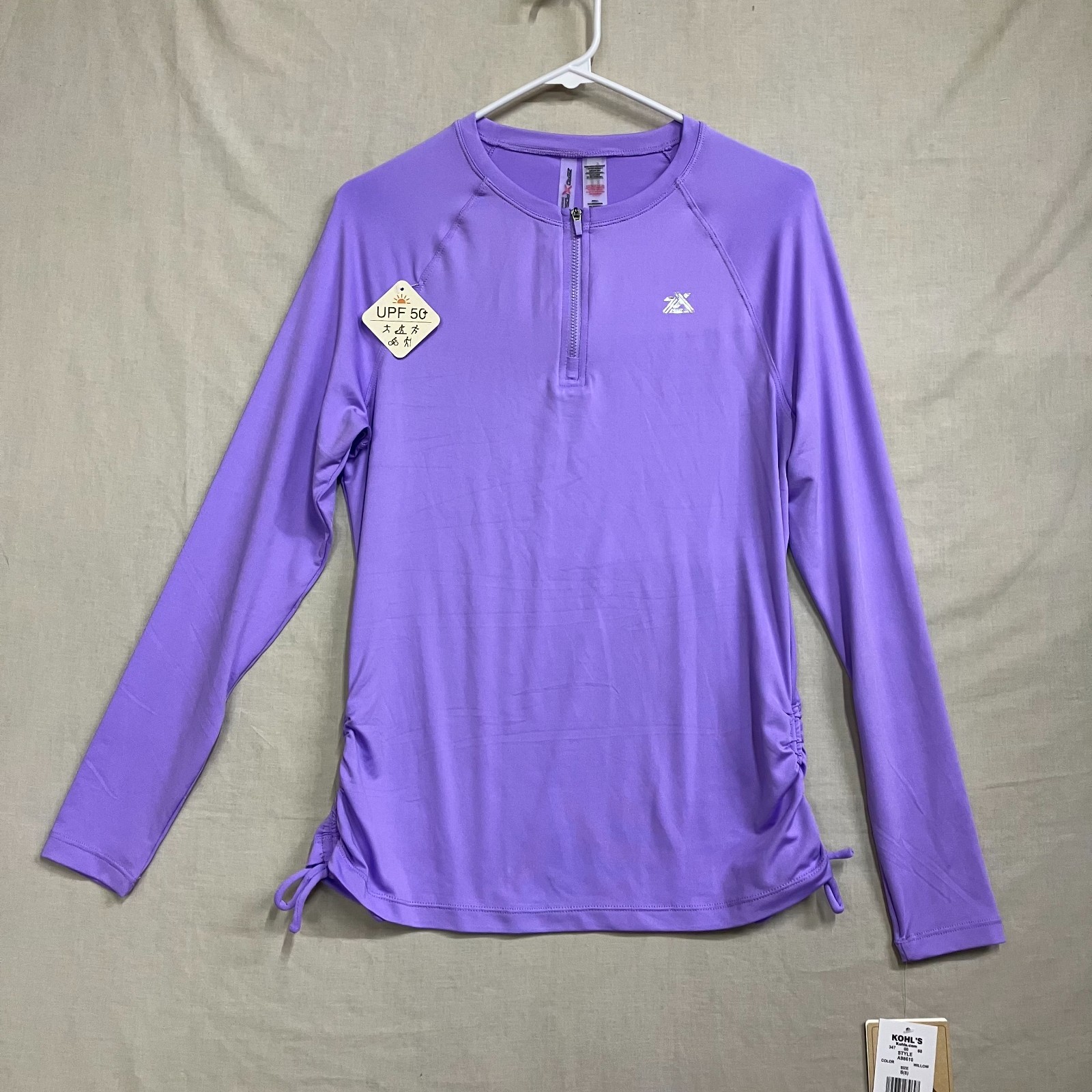 ZeroXposur Sun Protection Top Women’s Small Willow Long Sleeve Raglan UPF 30+