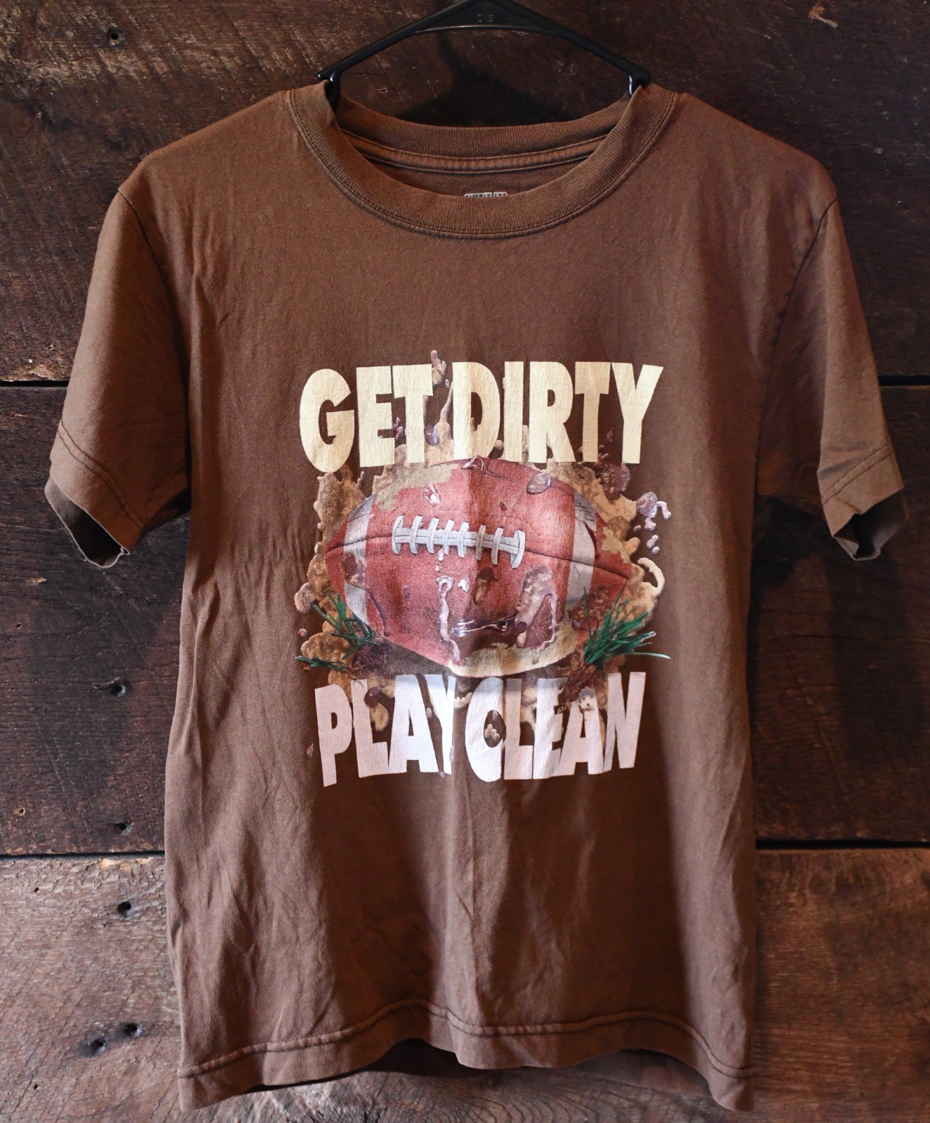 Simply For Sports Brown Graphic t shirt Size M
