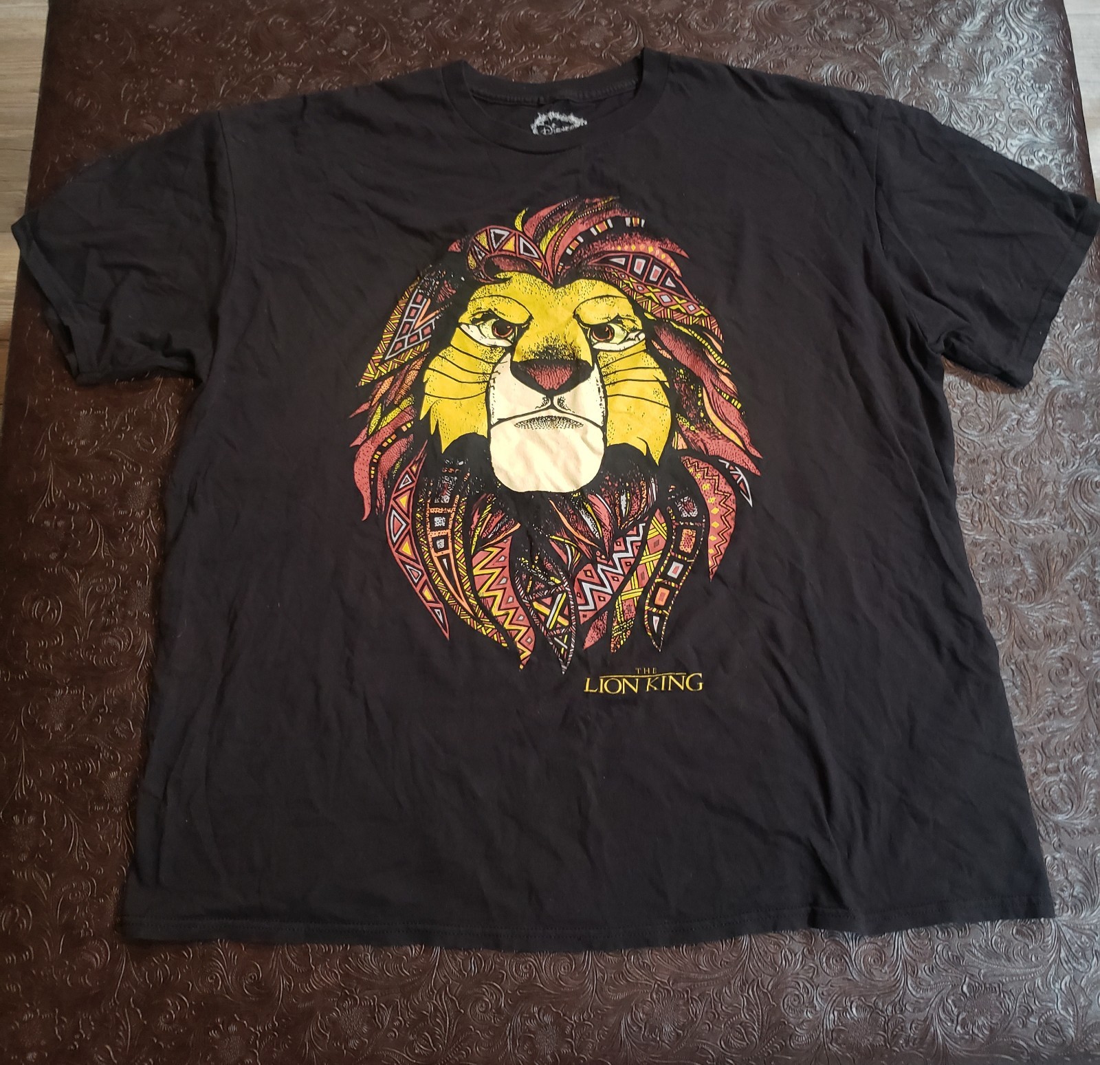 The Lion King Shirt 2XL Black Classic 90s Cartoon Movie Disney