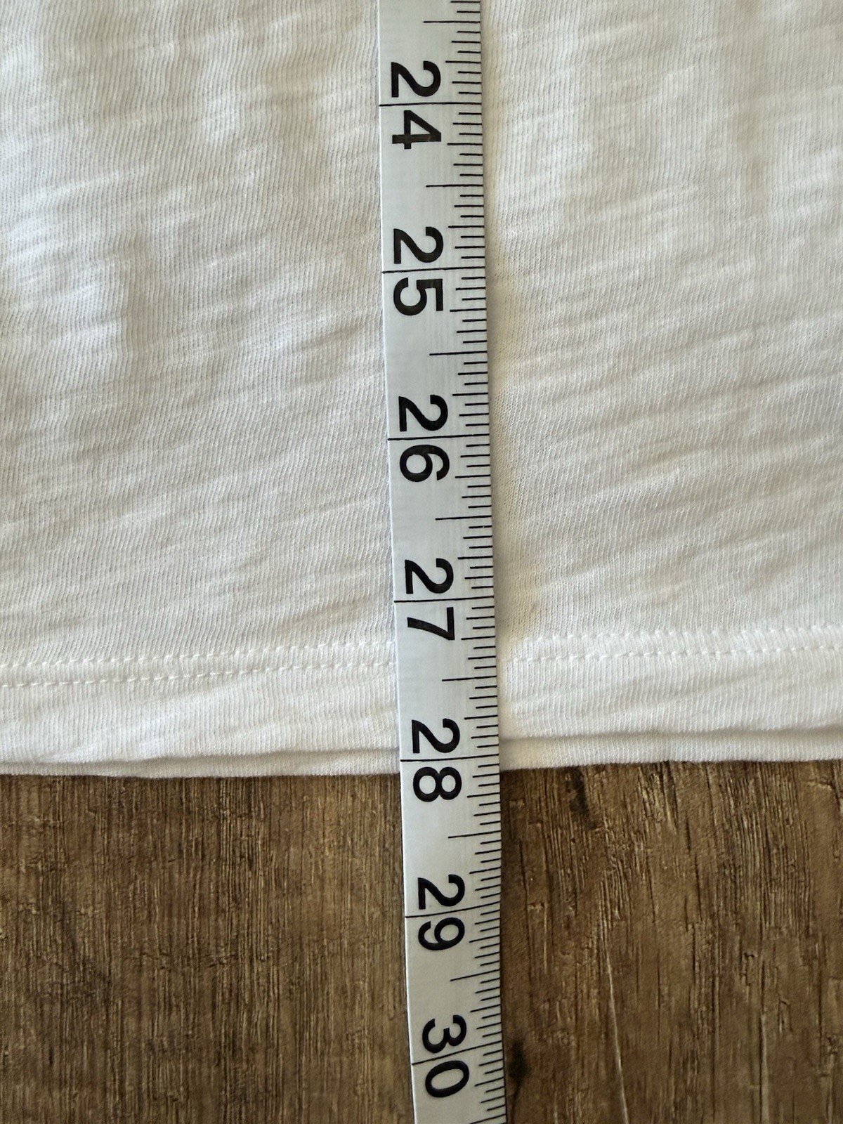 NWT Lane Bryant White V-Neck Tee Size 14/16 Side Ruched 100% Cotton Short Sleeve
