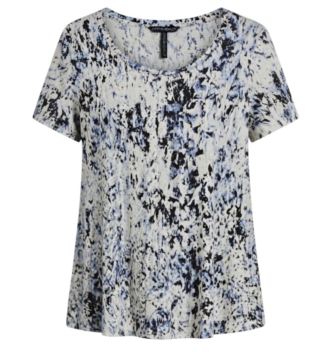 Cynthia Rowley Women’s Plus Size 1X Lightweight Blouse Short Sleeve Top