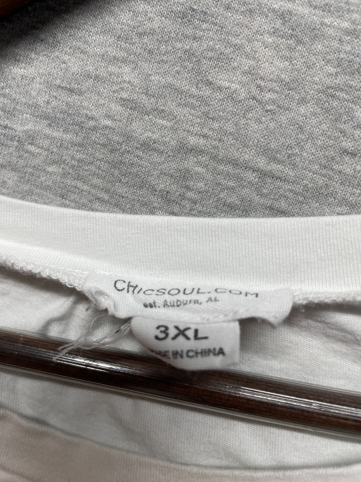 Chic Soul T Shirt Womens 3XL White Graphic Print Christmas Holiday Cocktail