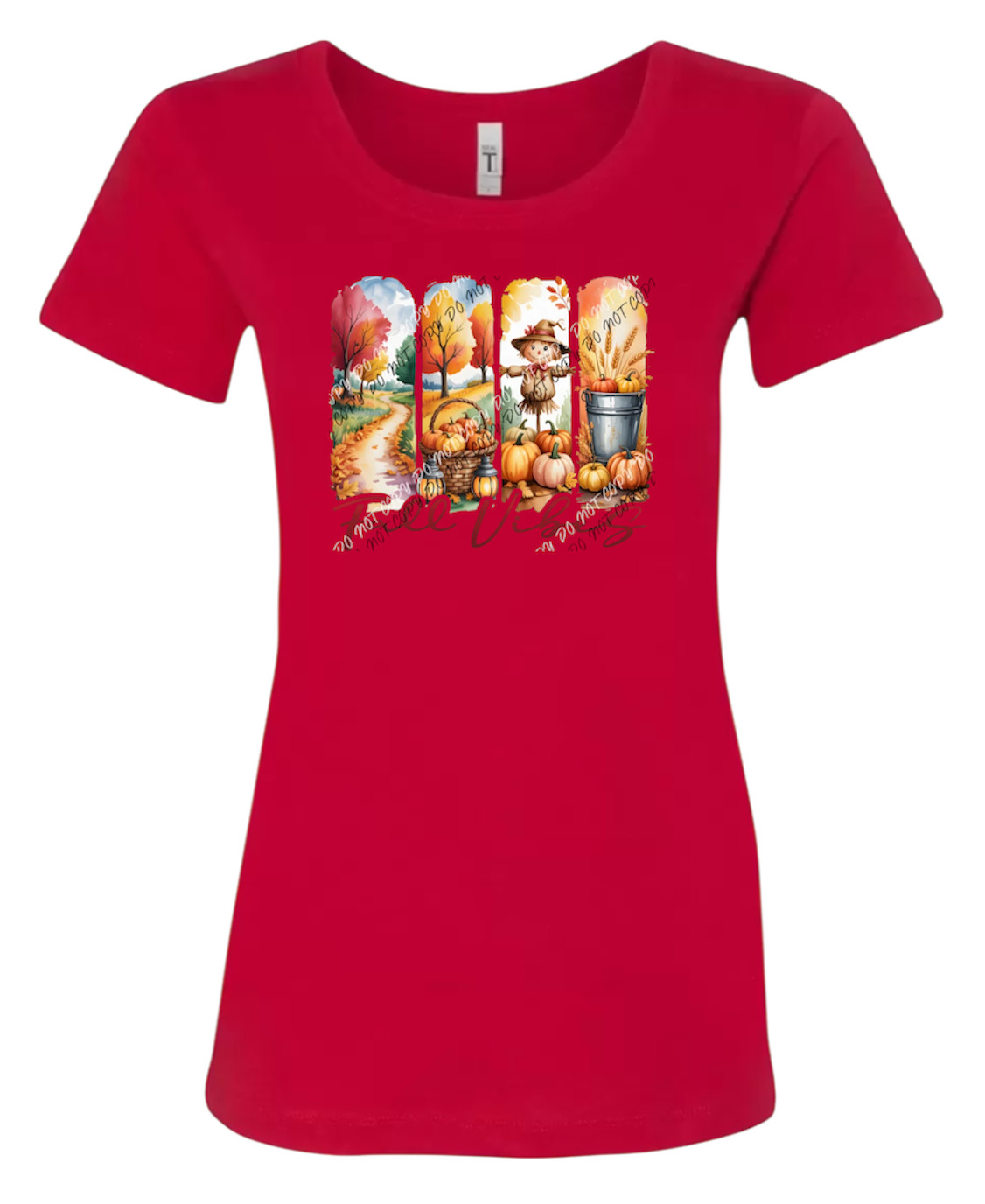 Autumn Harvest T-Shirt – Fall Season Graphic Tee for Women