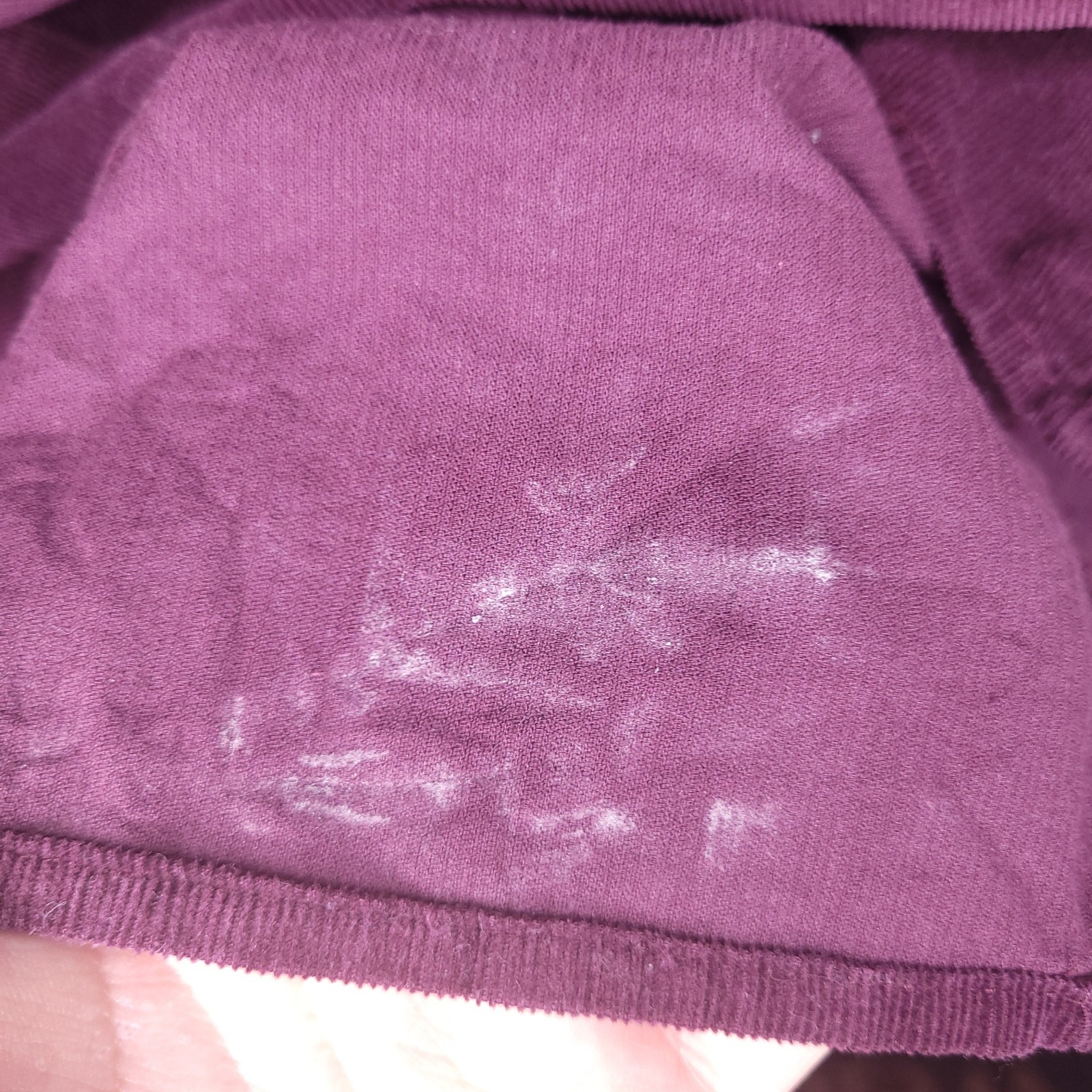 J Jill Corduroy Tunic Medium Purple Long Sleeve Button Up