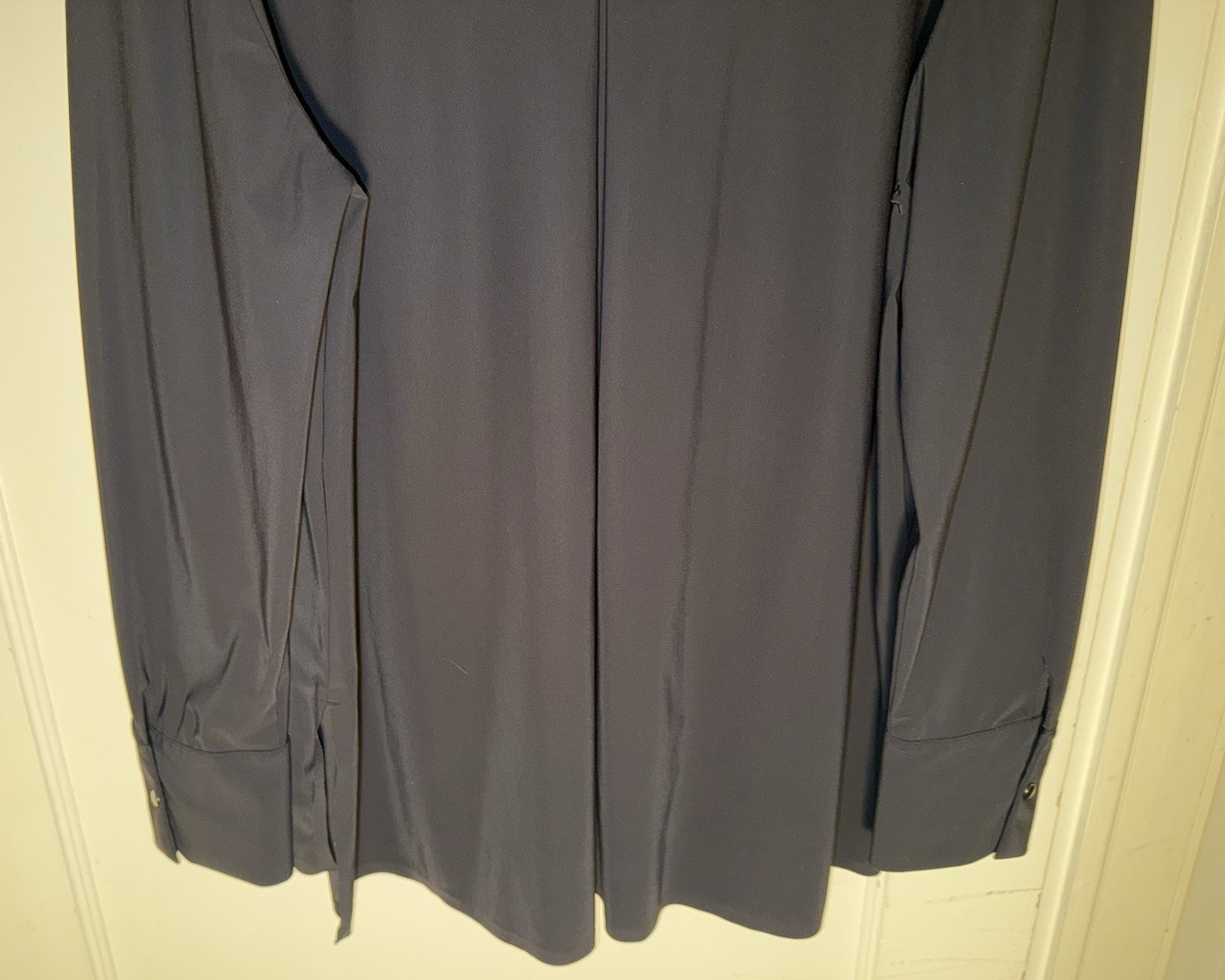 ADAY SOMETHING TAILORED BLACK SHIRT EUC $165 RETAIL. Size L. d980