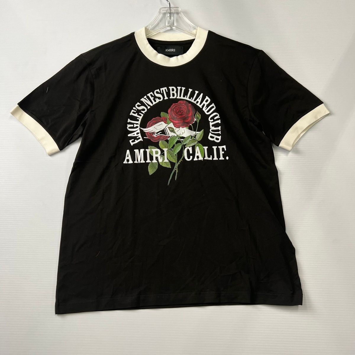 AMIRI Eagle Ringer T-Shirt Women’s Size M Black