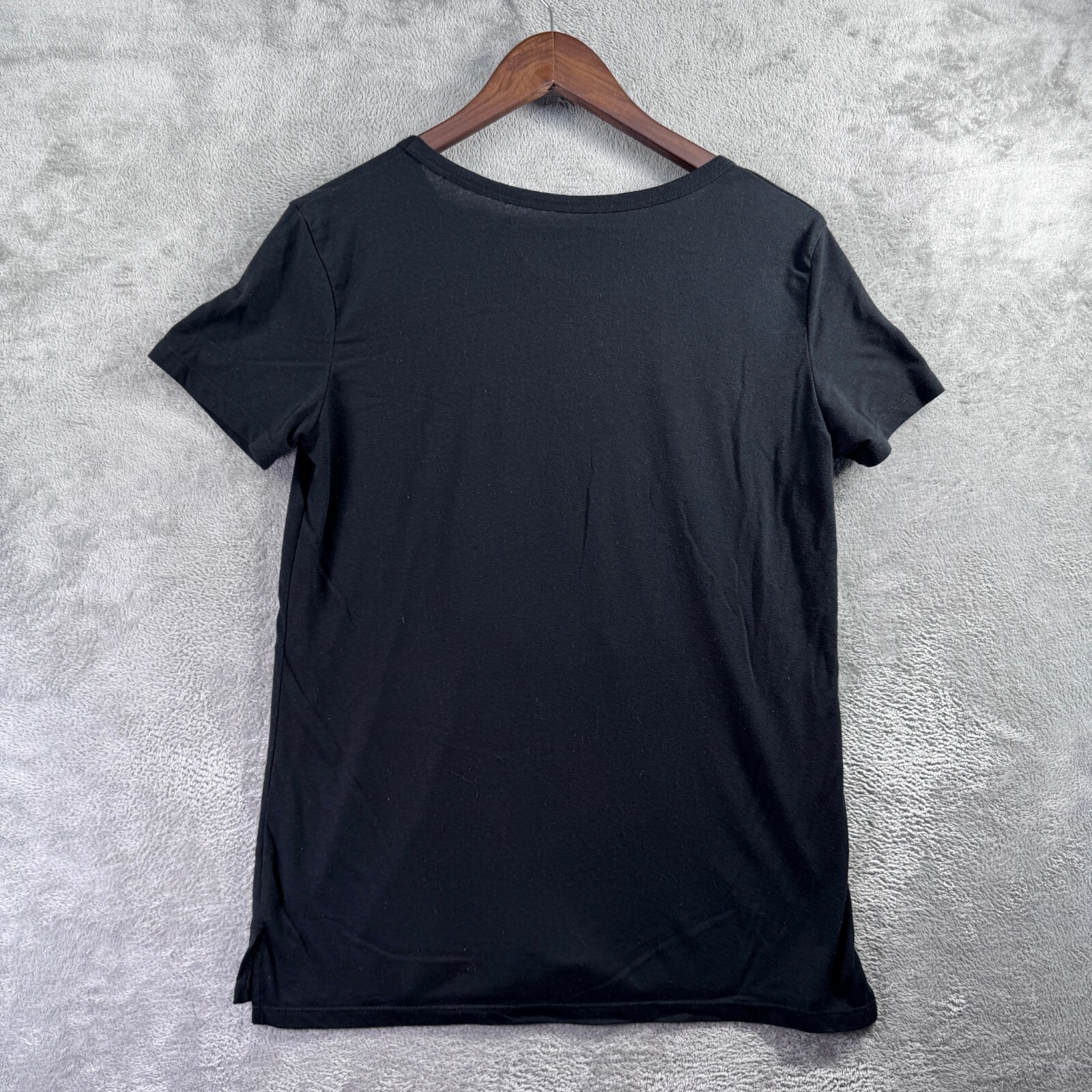 Deadpool Distressed Logo Juniors T-Shirt Large L Licensed Marvel Comics Black