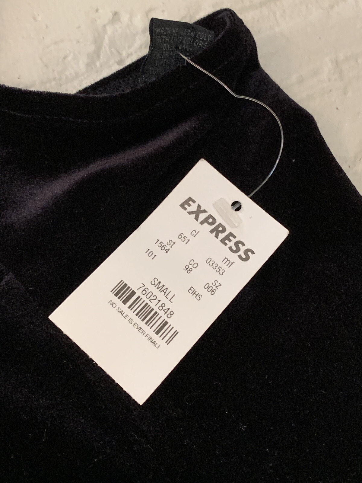 Express Black Tub Top, Sleeveless