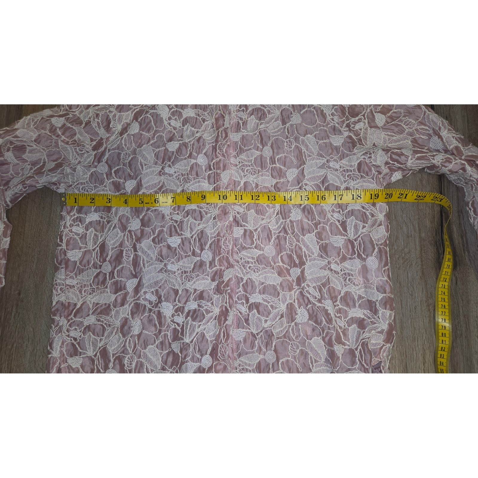 STUDIO F size XS Embroidered Button Shirt Tunic Collared Bohemian Prairie