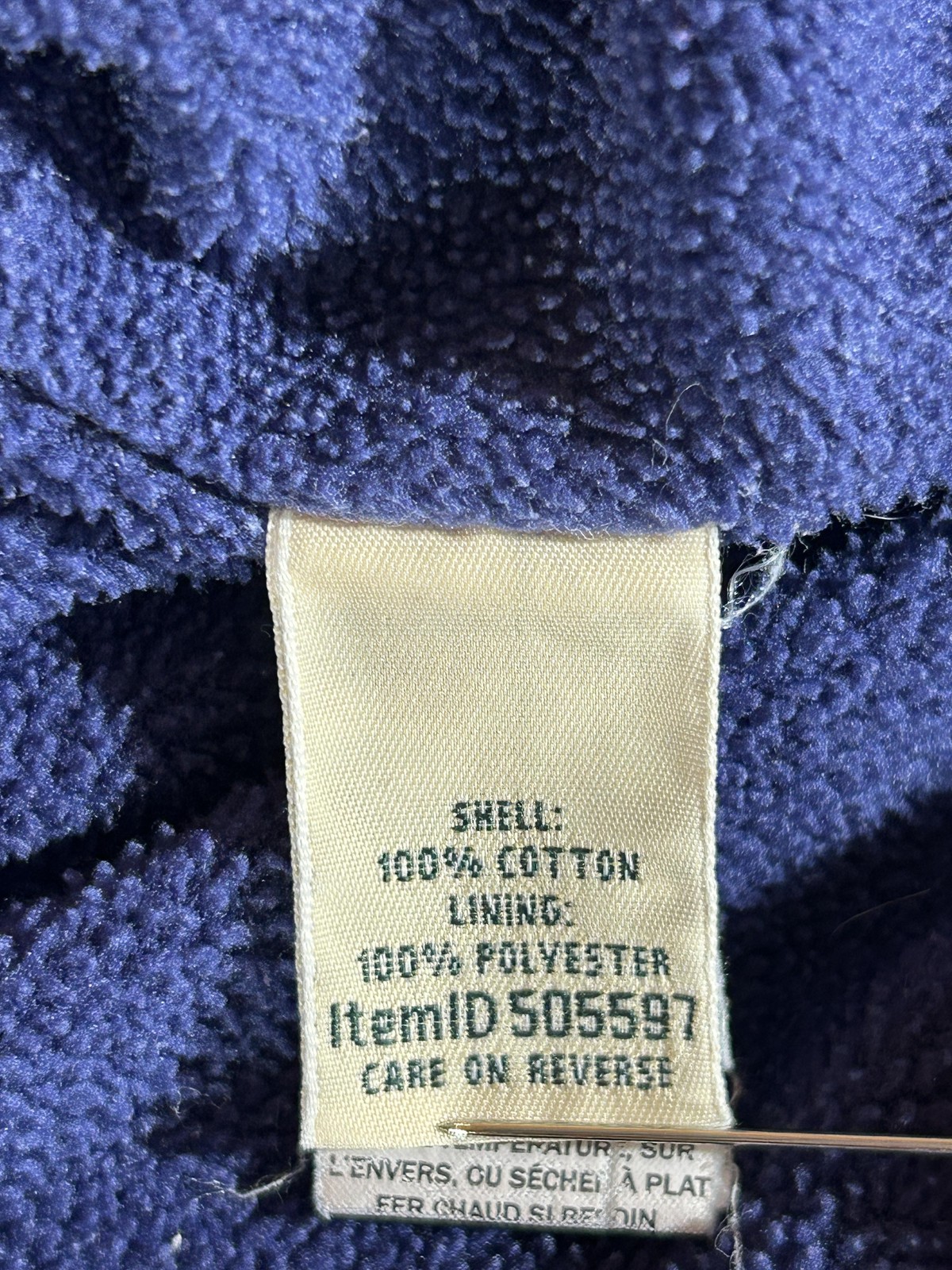 LL Bean Flannel Womens XL Shacket Jacket Snap Fleece Lined Distressed Outdoor