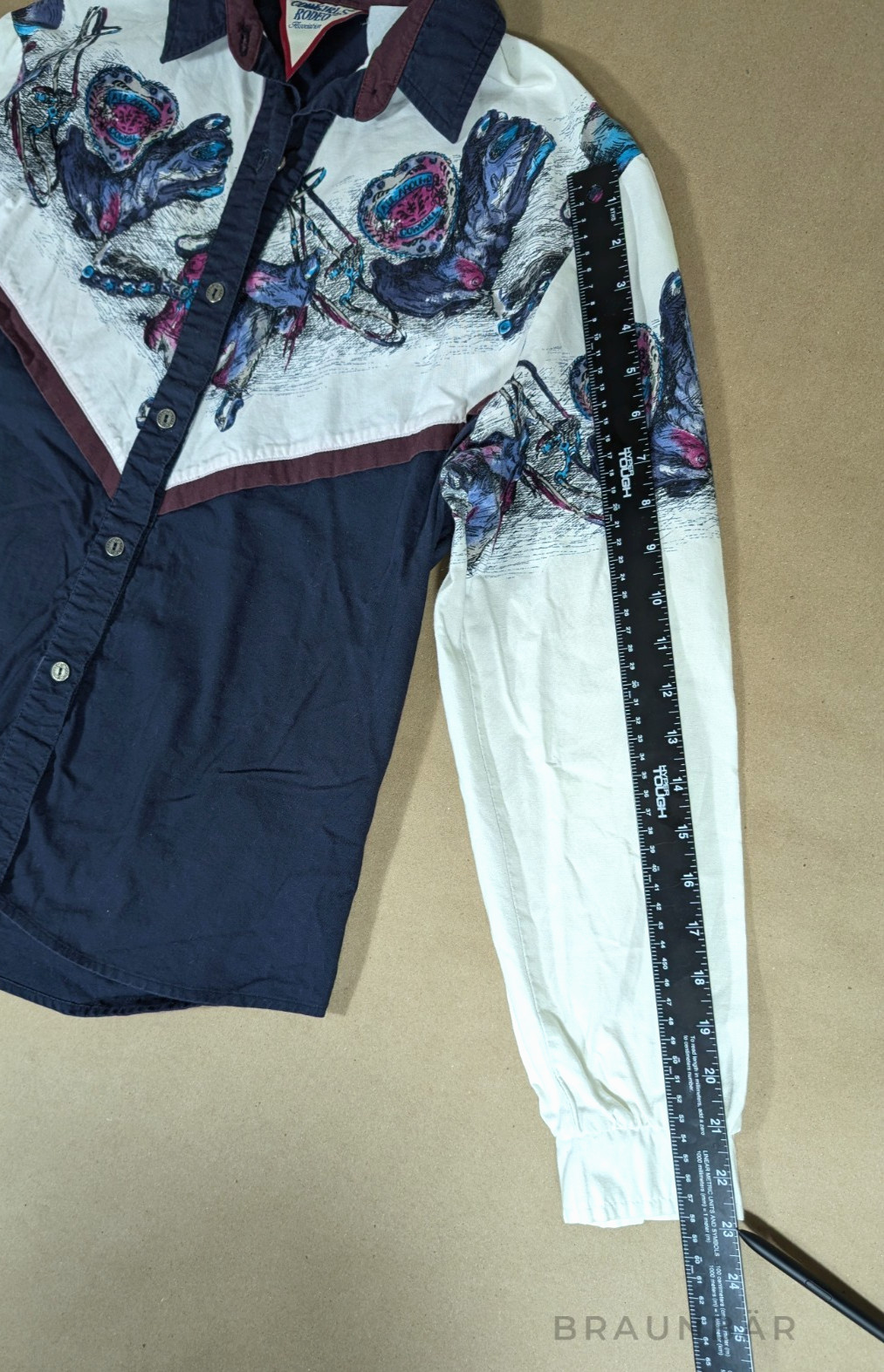 Vintage Cowgirls Rodeo Association Western Shirt-Retro Roper Style Women´s