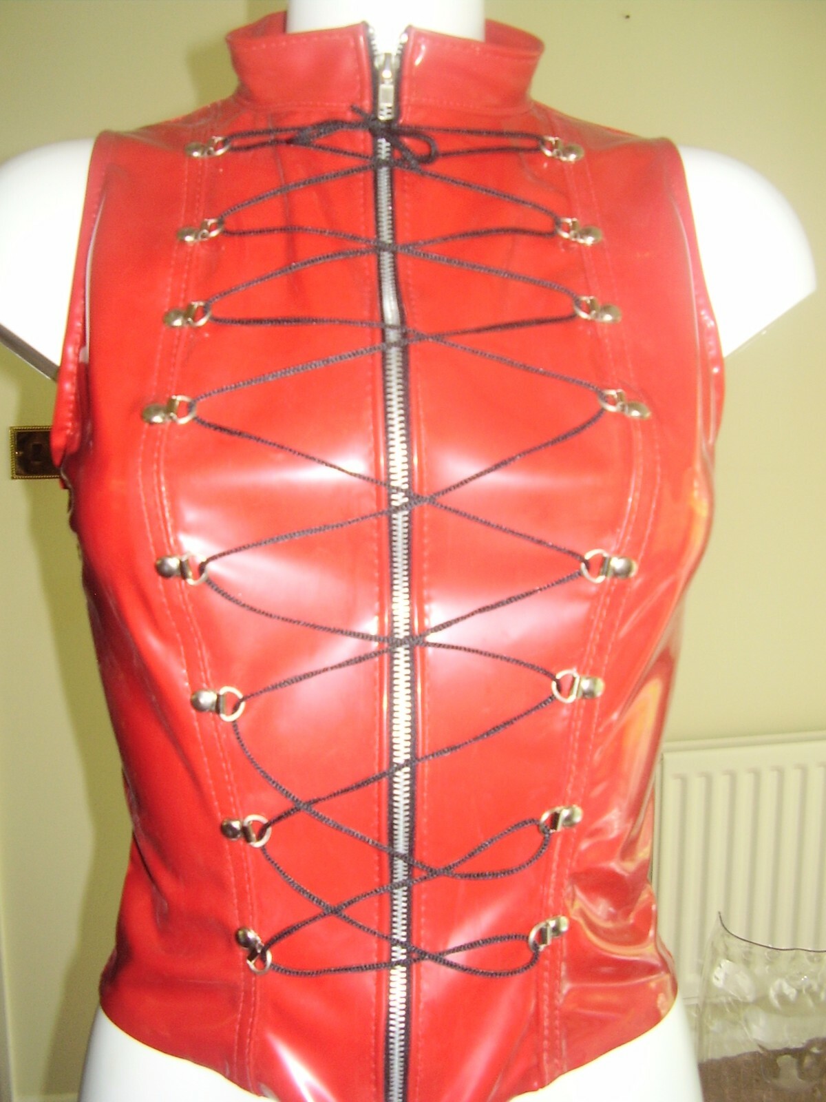 THE FEDERATION RUBBER MILITARY STYLE WAISTCOAT