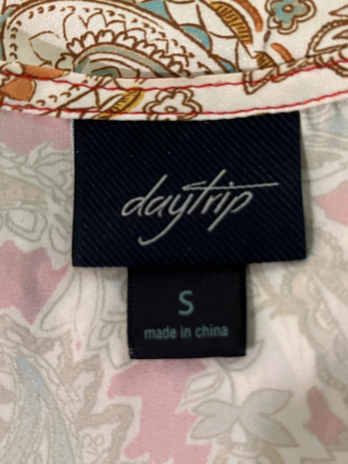 Daytrip Crossover Top Blouse Flutter Sleeve Size Small