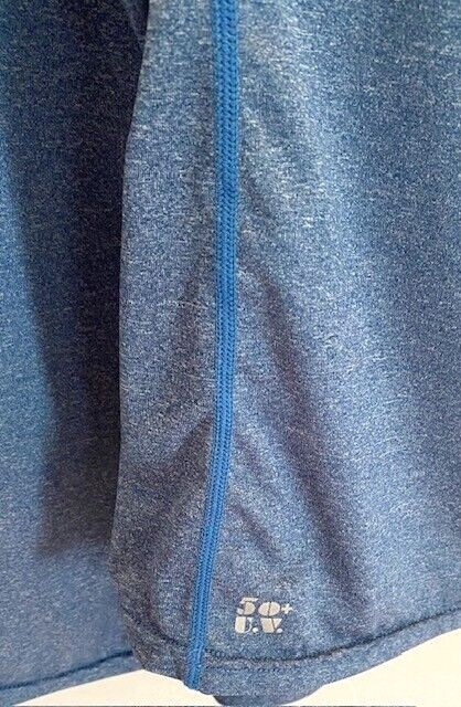 Lot-2 O’Neill Women’s 50+ U.V. Sz. L/L Slim Fit Blue Tops-1 Short/1 Long Sleeve