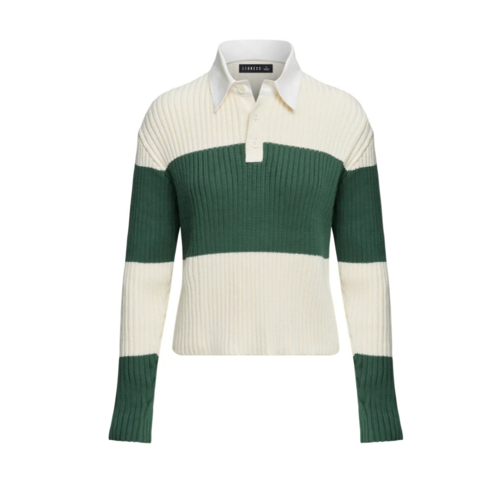 Urban Outfitters Lioness Prince Rugby Shirt Sweater Moss Stripe XS – NWT $69