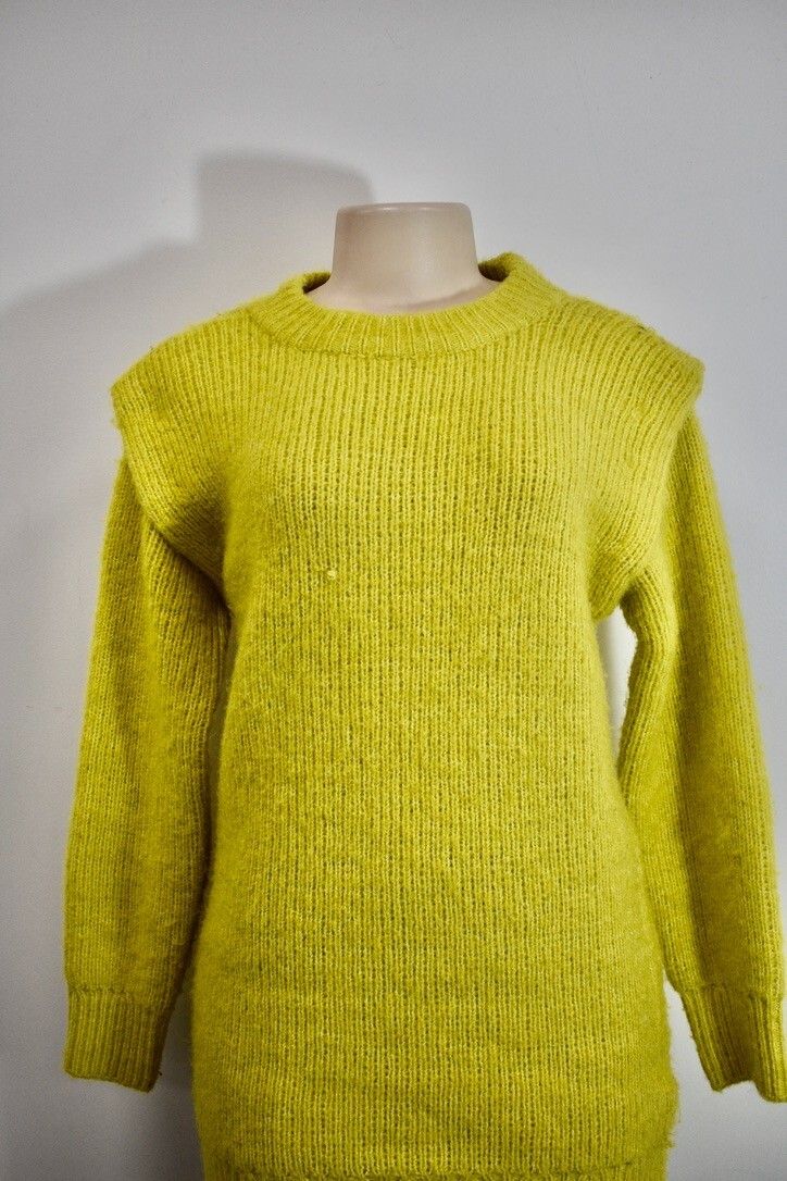 Vero Moda Yellow Wool Blend Sweater Size XSmall On Sale sn