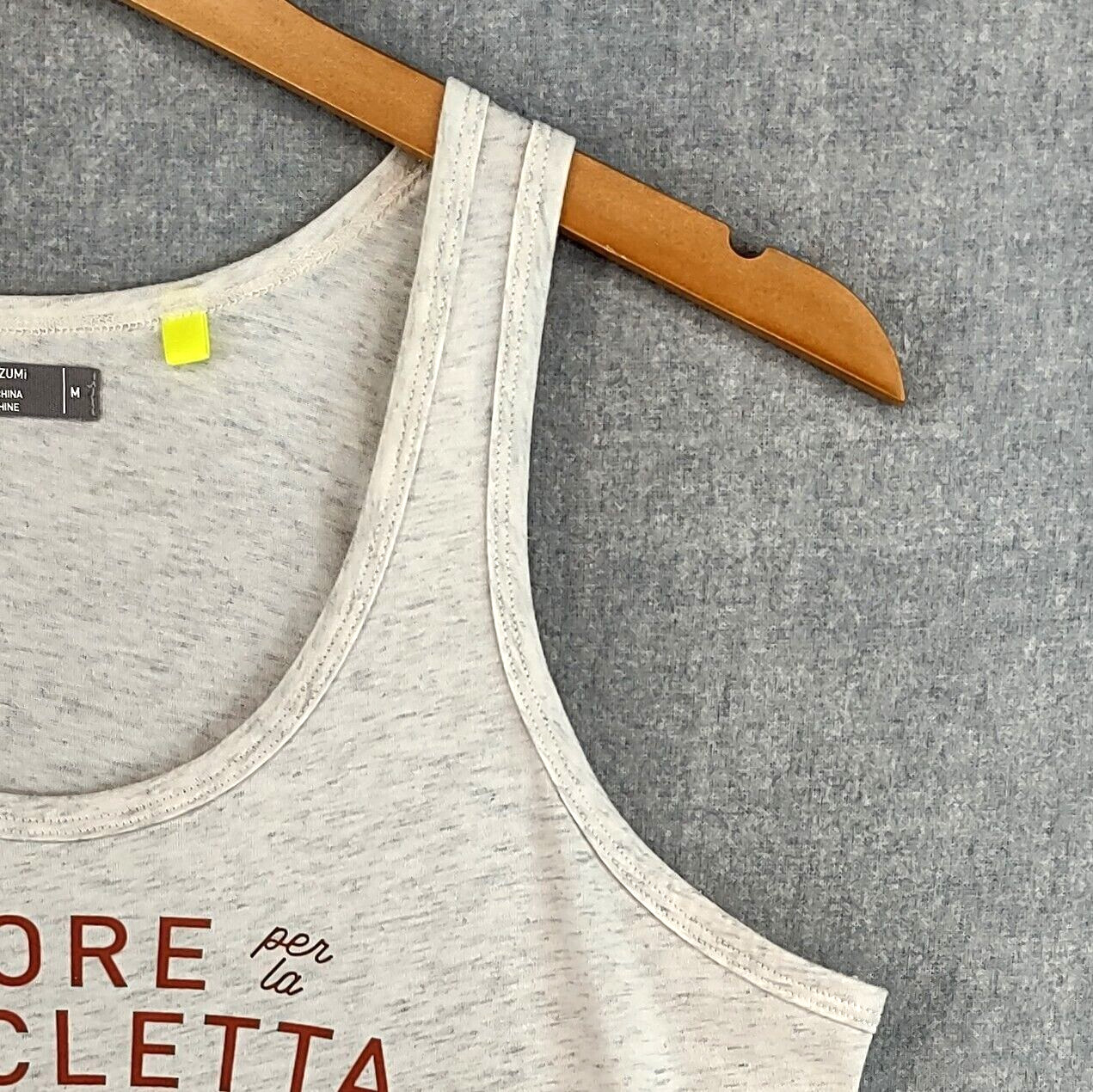 Pearl Izumi Top Womens M Ivory Burnout Sleeveless Tank Amore per la Bicicletta