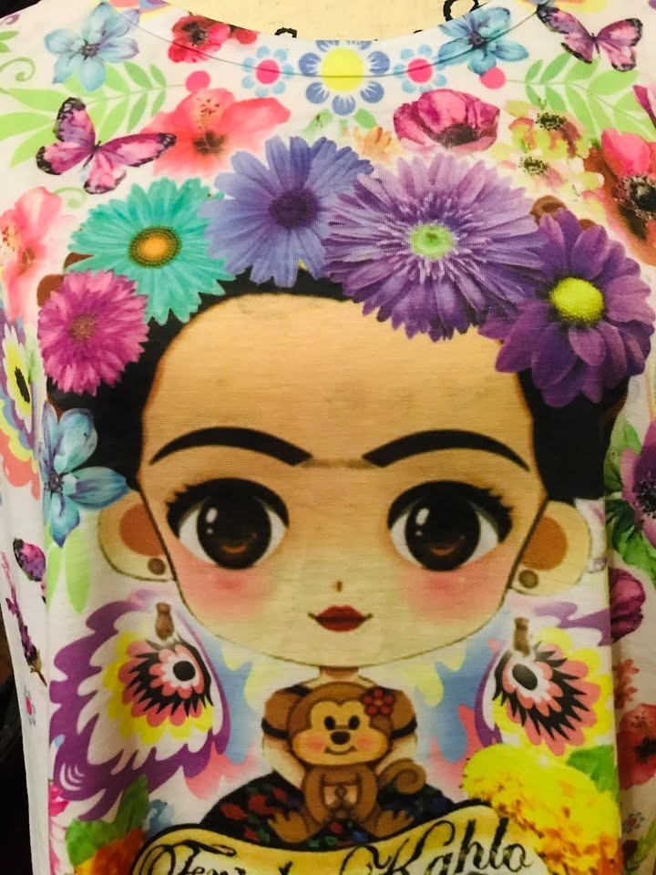 Multi-colors Graphic-Print Relax style Blouse Size M