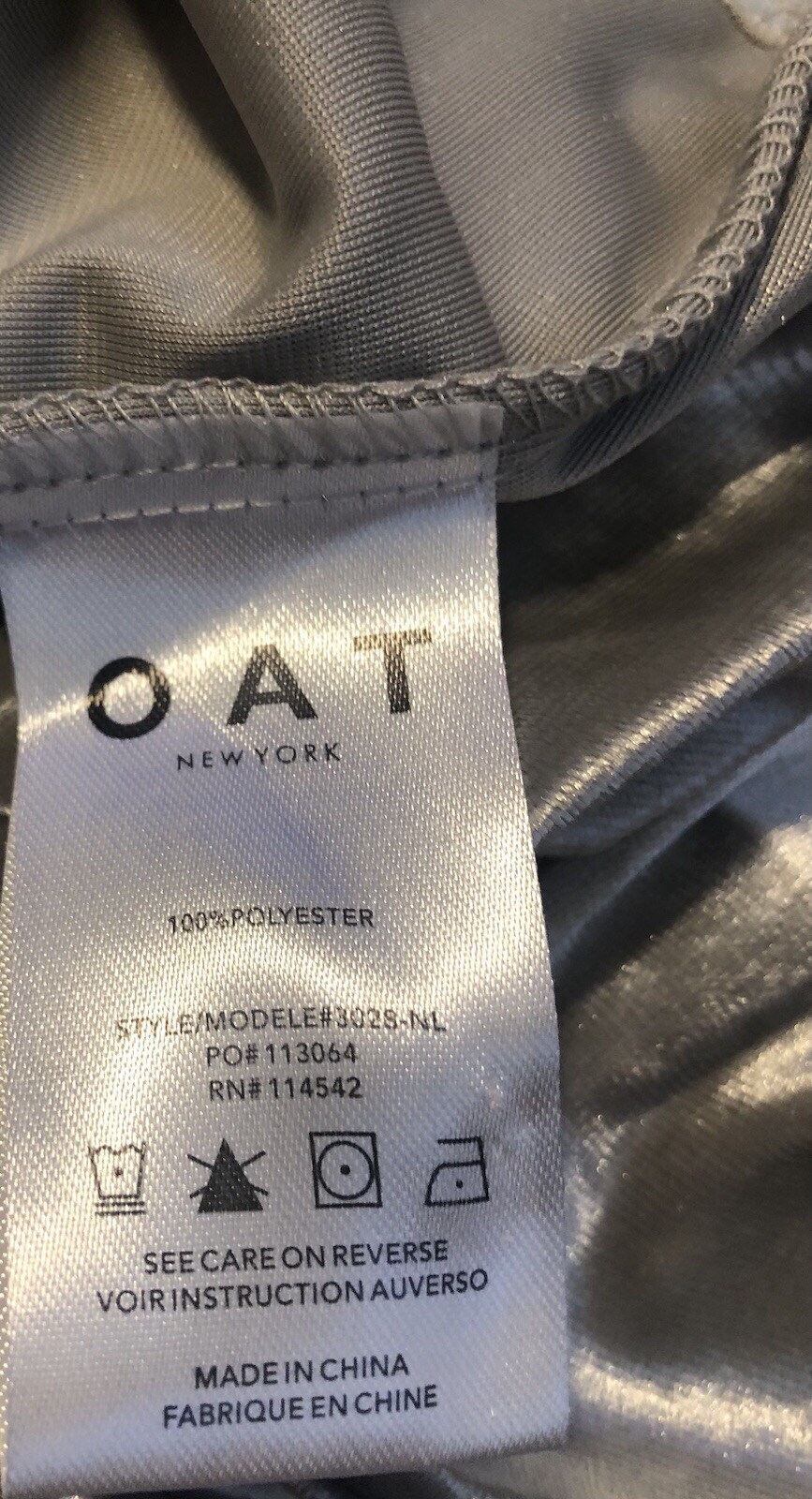 NWOT OAT Coastal Preppy Old Money Quiet Luxury Crushed Velvet Scandi Size M