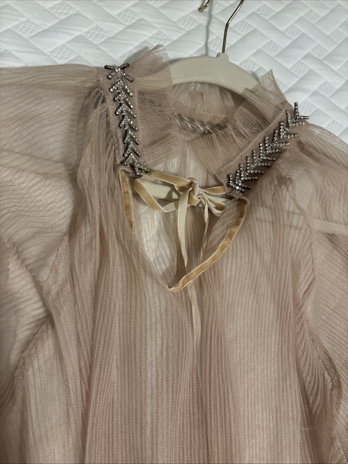 GRACIA Sheer Top Size L