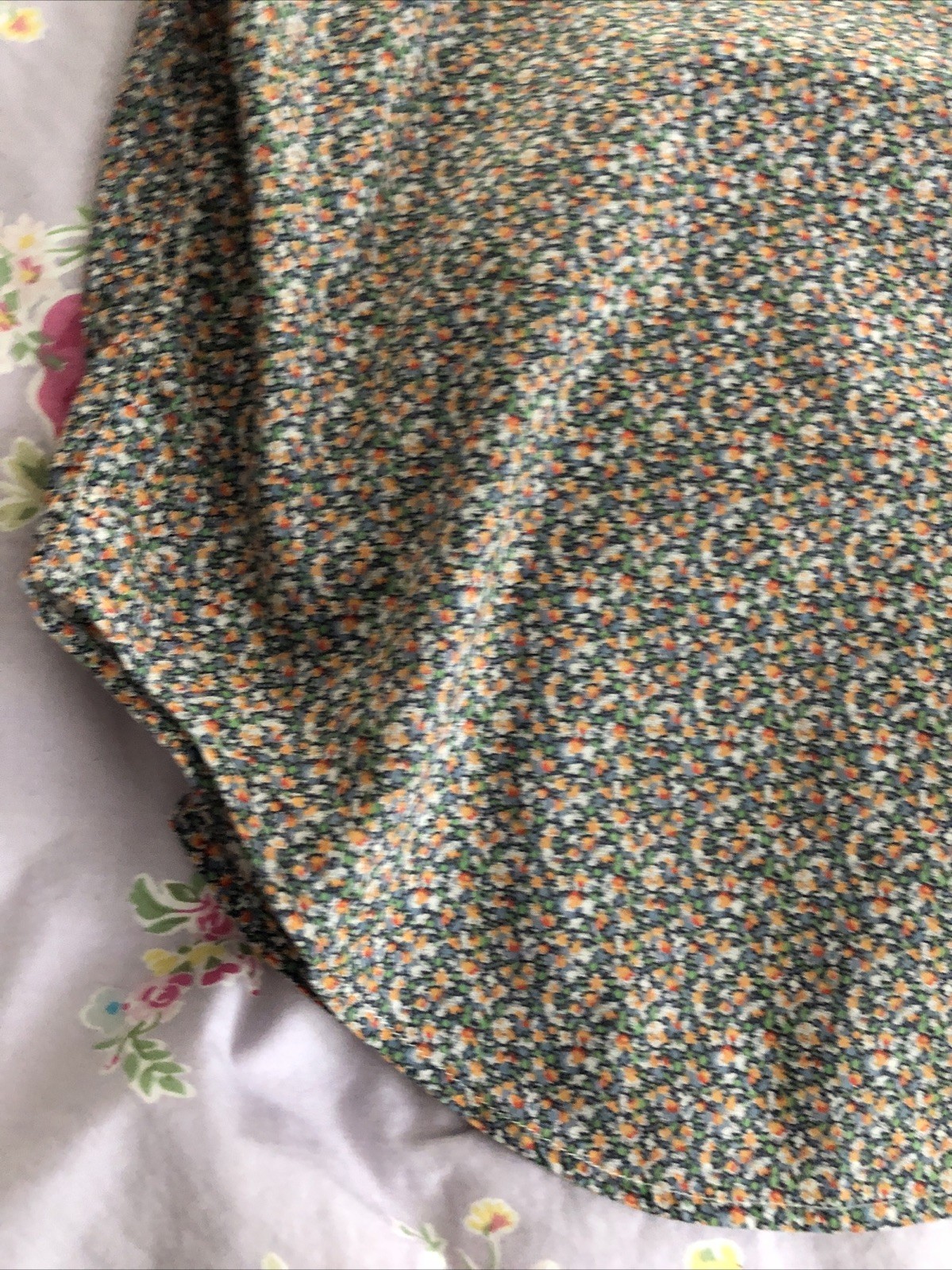 Vintage Liberty of London Tana Lawn Cotton Shirt Made in England UK 10 PTP 20”