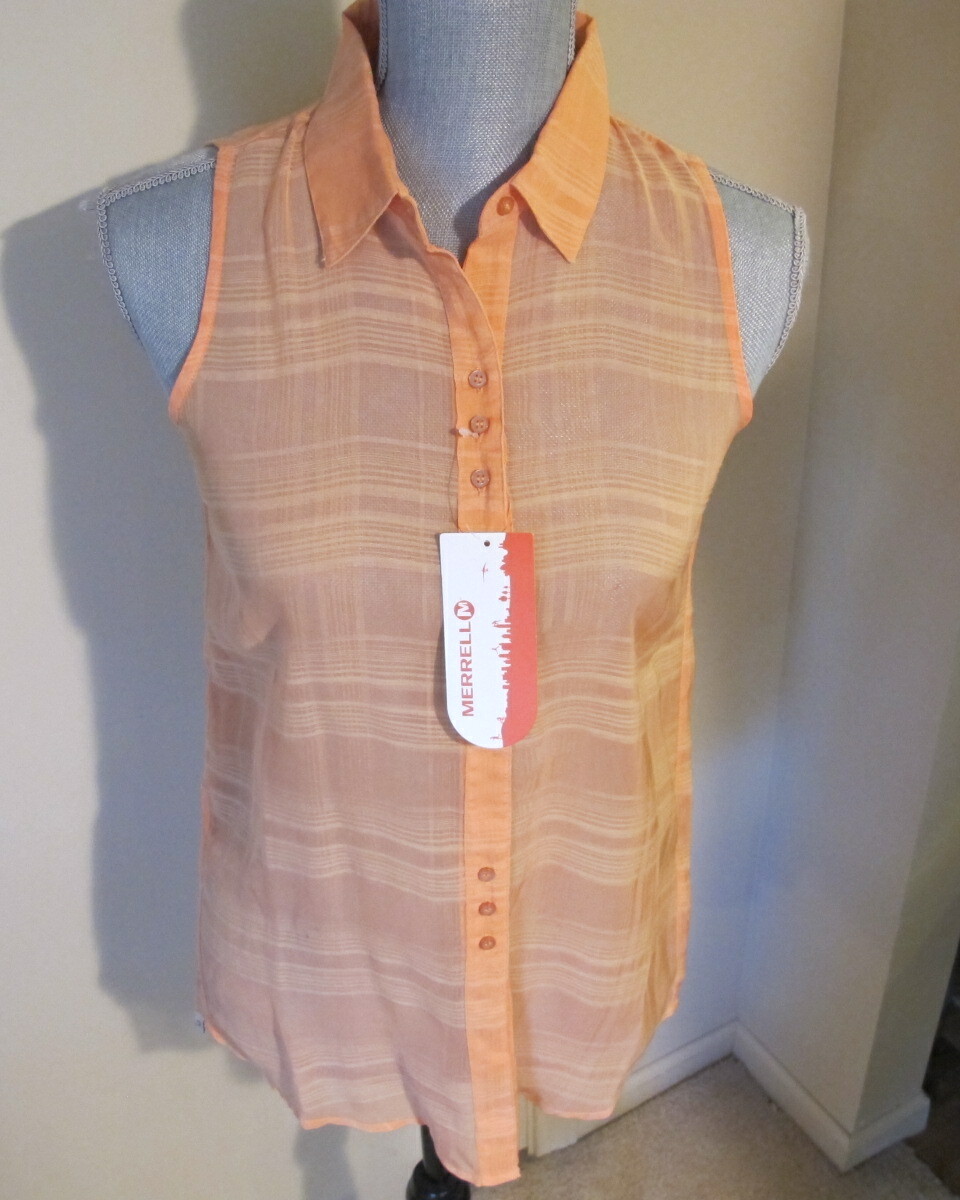 Women’s XXS Merrell Margo Button Down Tank – NWT