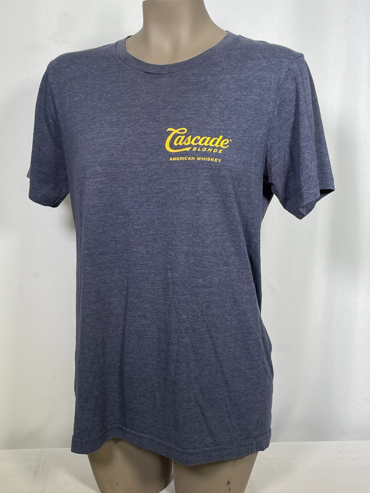Cascade Blonde American Whiskey Blue T-Shirt Women’s MEDIUM