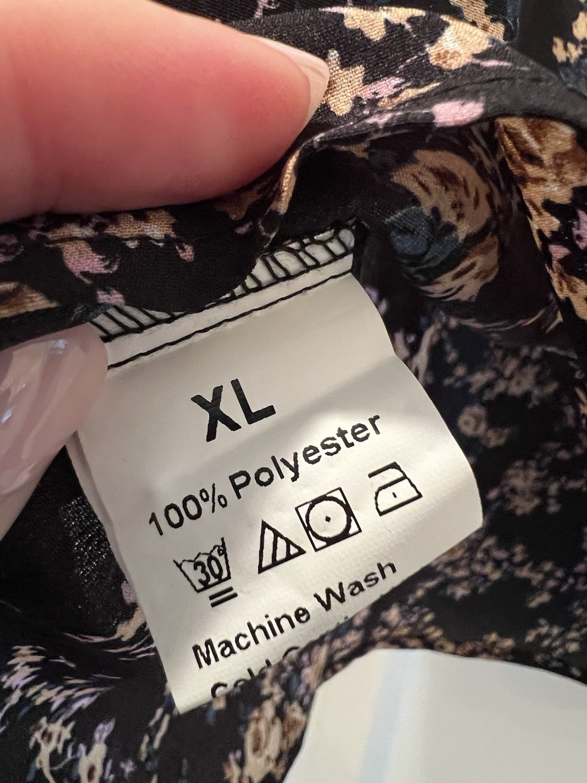 Unbranded Floral Adjustable-Strap Ruffled Tank (Size XL) – New w/o Tag!