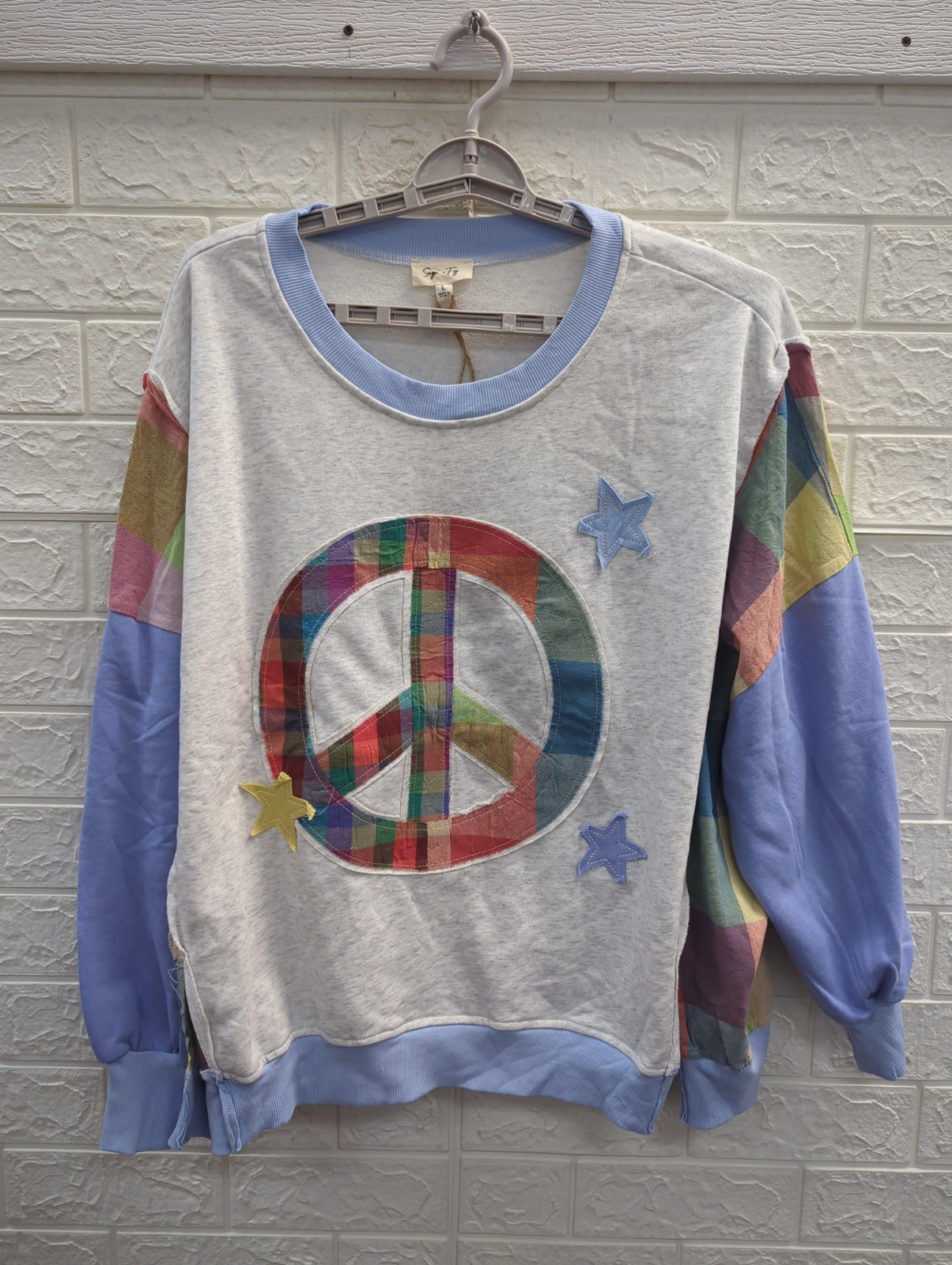 New Sage + Fig Star Soul Peace Top Women’s Size Large