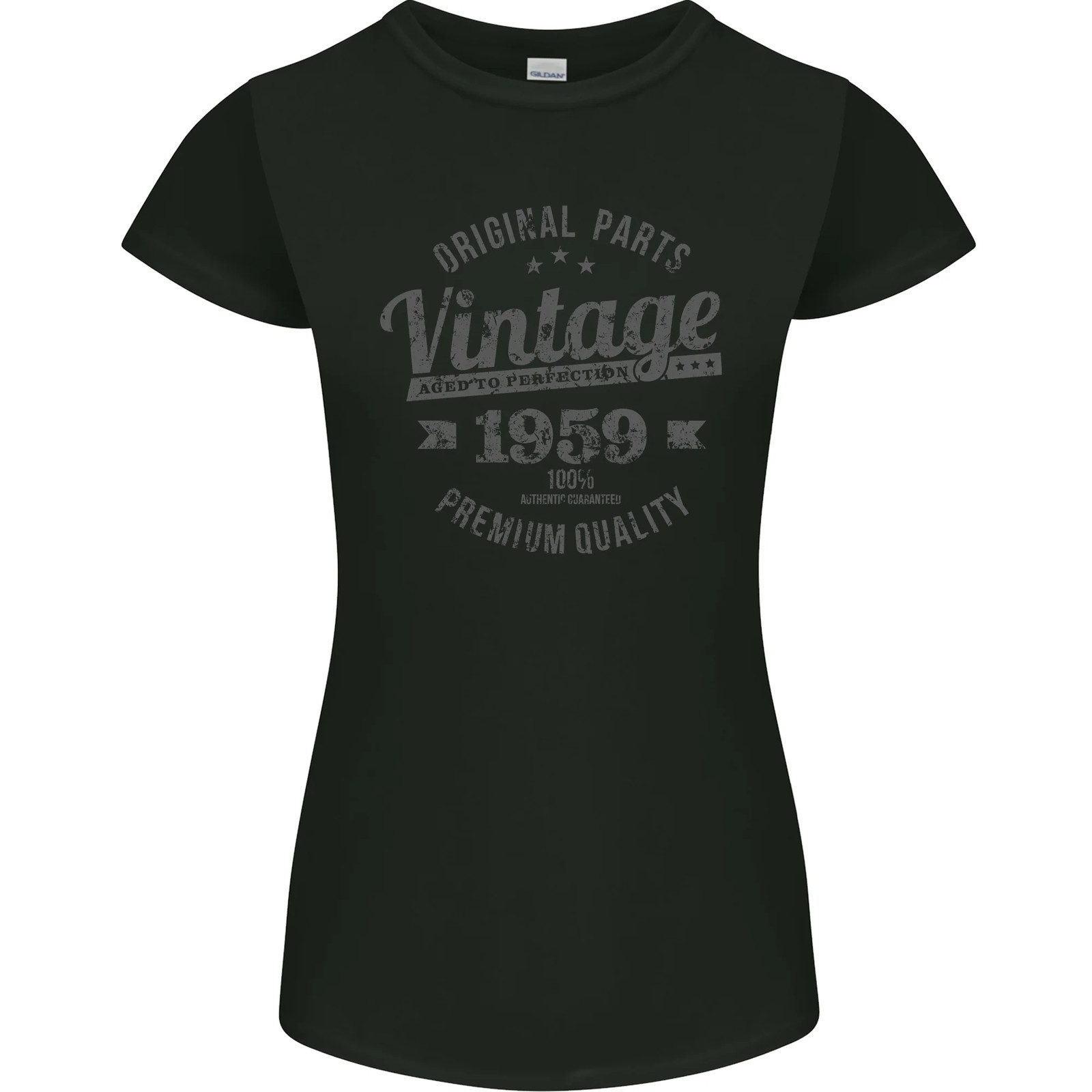 Vintage Year 65th Birthday 1959 Womens Petite Cut T-Shirt
