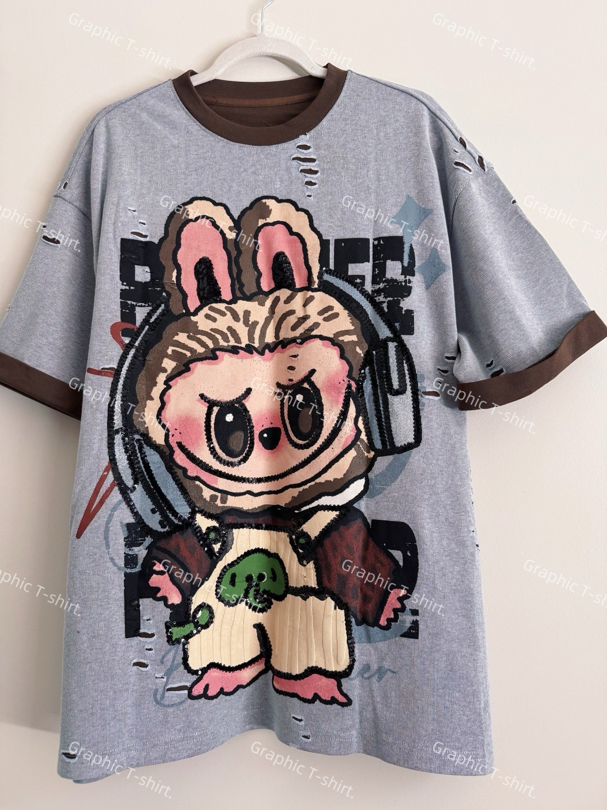 New arrive Summer Kawaii Y2k Japanese Sanrio Labbuu cute Intricate Craftsmanship