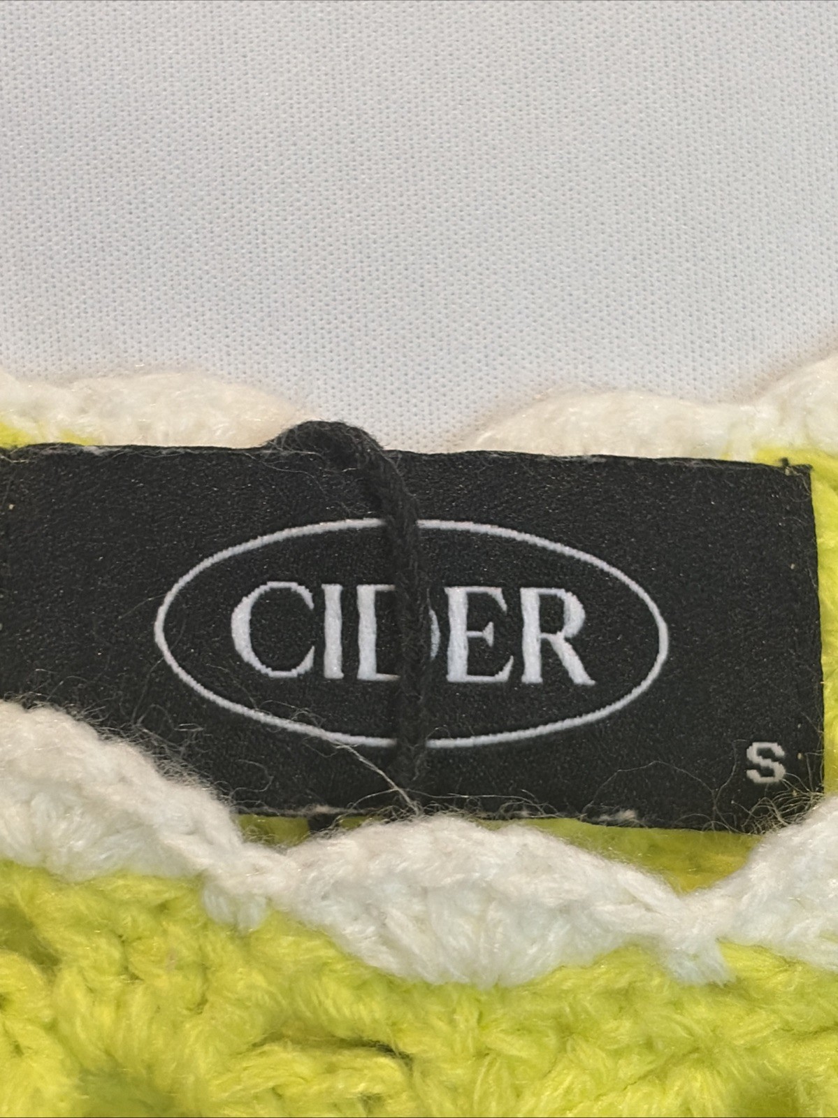 Cider Crochet Granny Square Tank Ruffle Sleeve Cottagecore Festival Women’s S