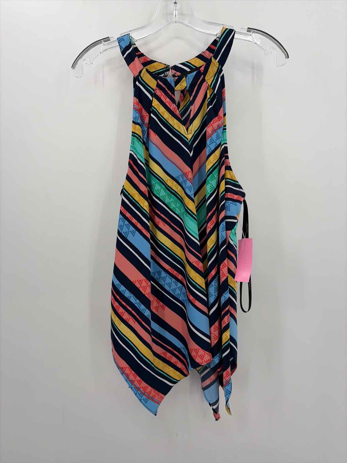 Pre-Owned Laundry Blue Size Large Tank Top