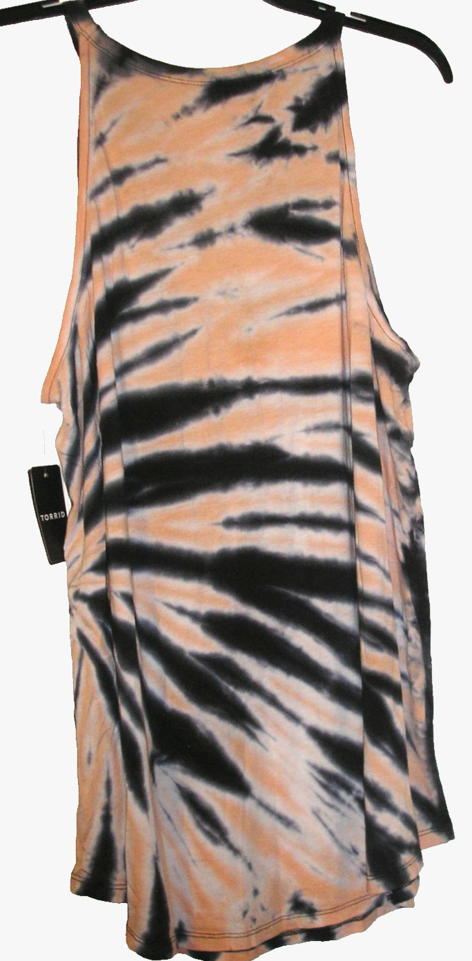 Torrid Love Sick O-Ring Tie Dye Top, Sz 1 / 1X 14-16 NEW NWT